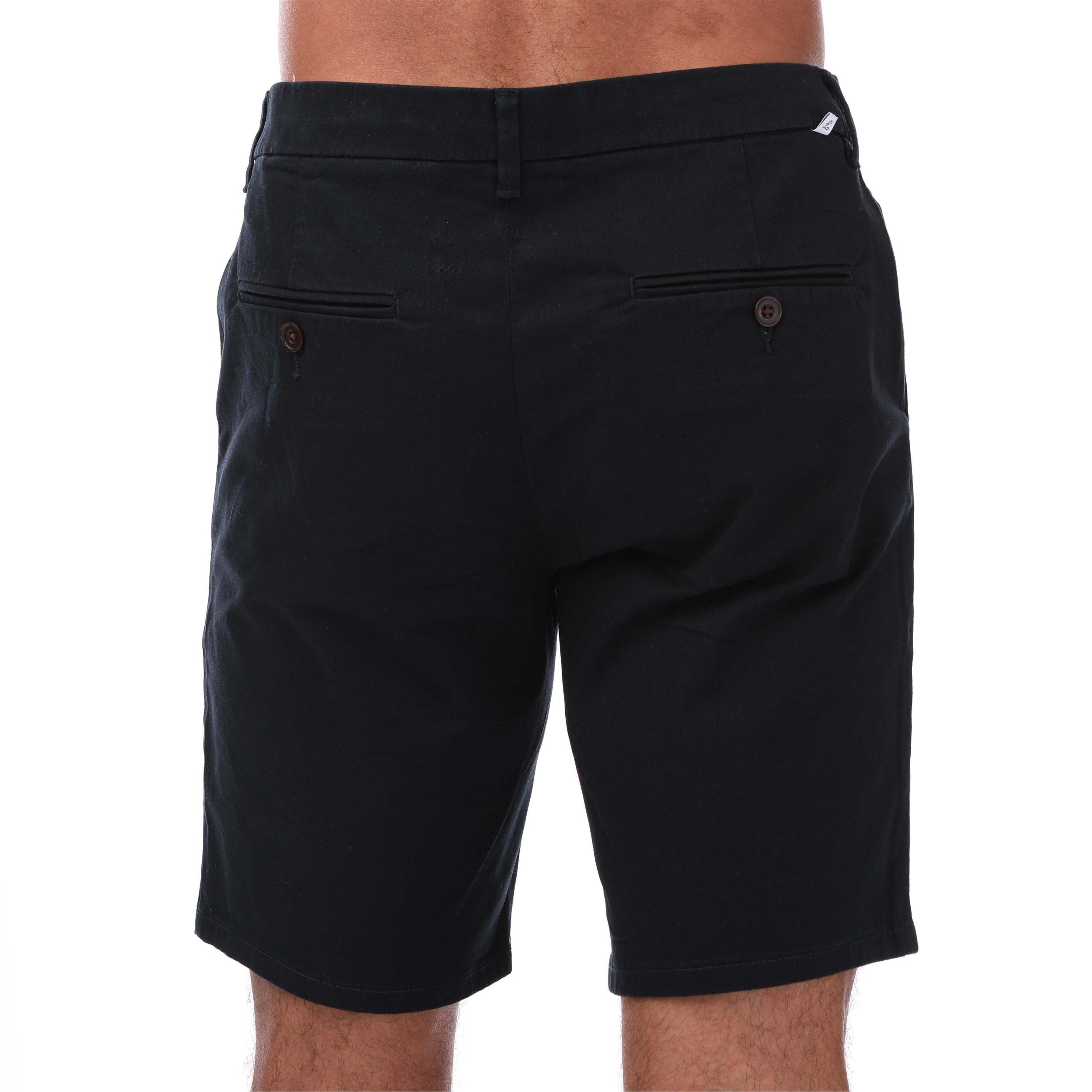 Navy - Farah - Bassett Chino Shorts - 2