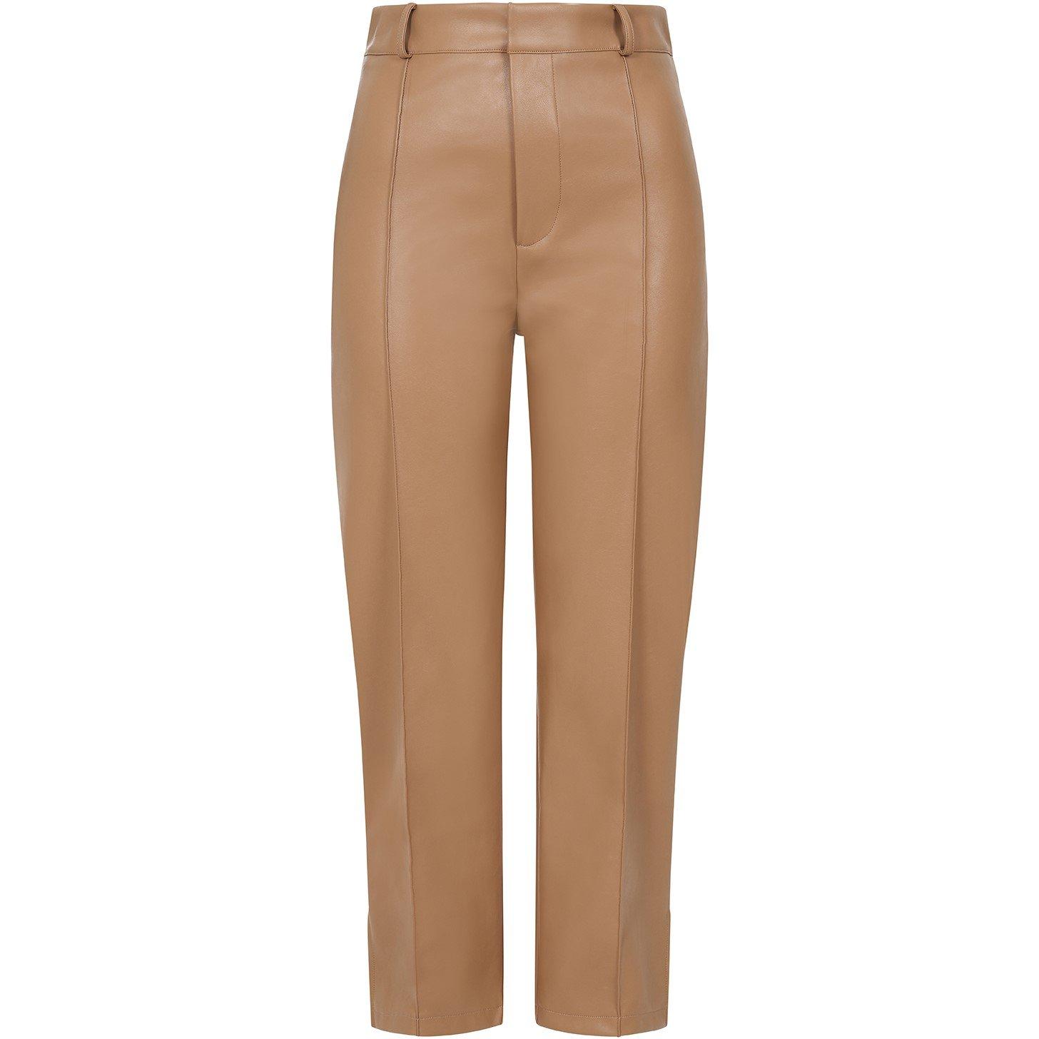 Camel - Little Mistress - Women's Leather/PU Leather Trousers - 1