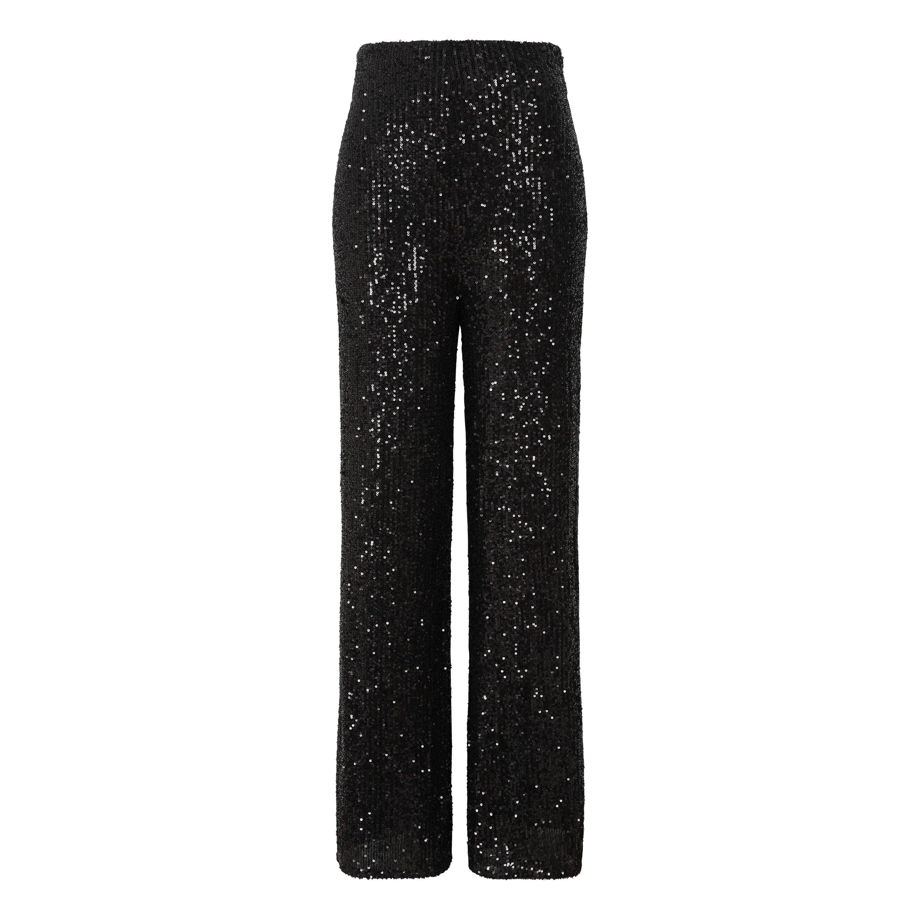 Schwarz - Little Mistress - Leather/PU Leather Trousers - 2