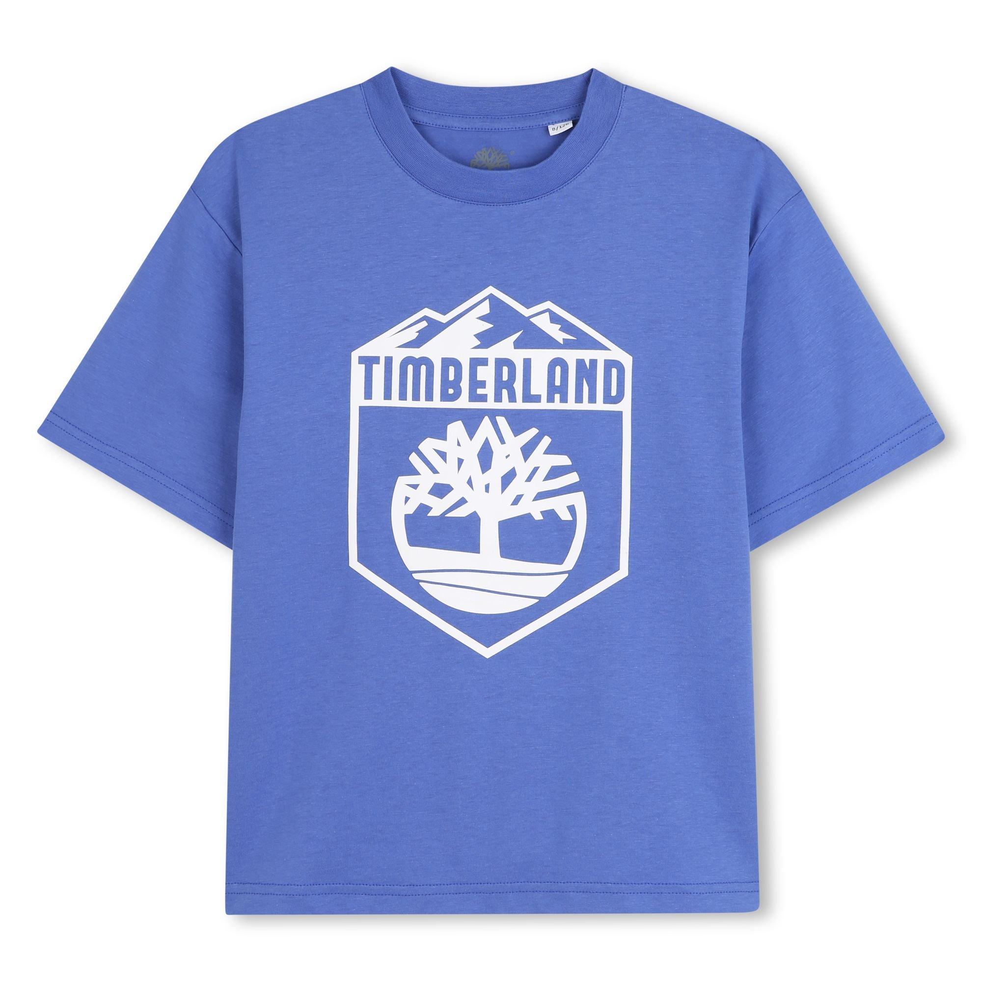 Timberland  Kids' Timb Large Logo T-Shirt - Blue - 4 Years