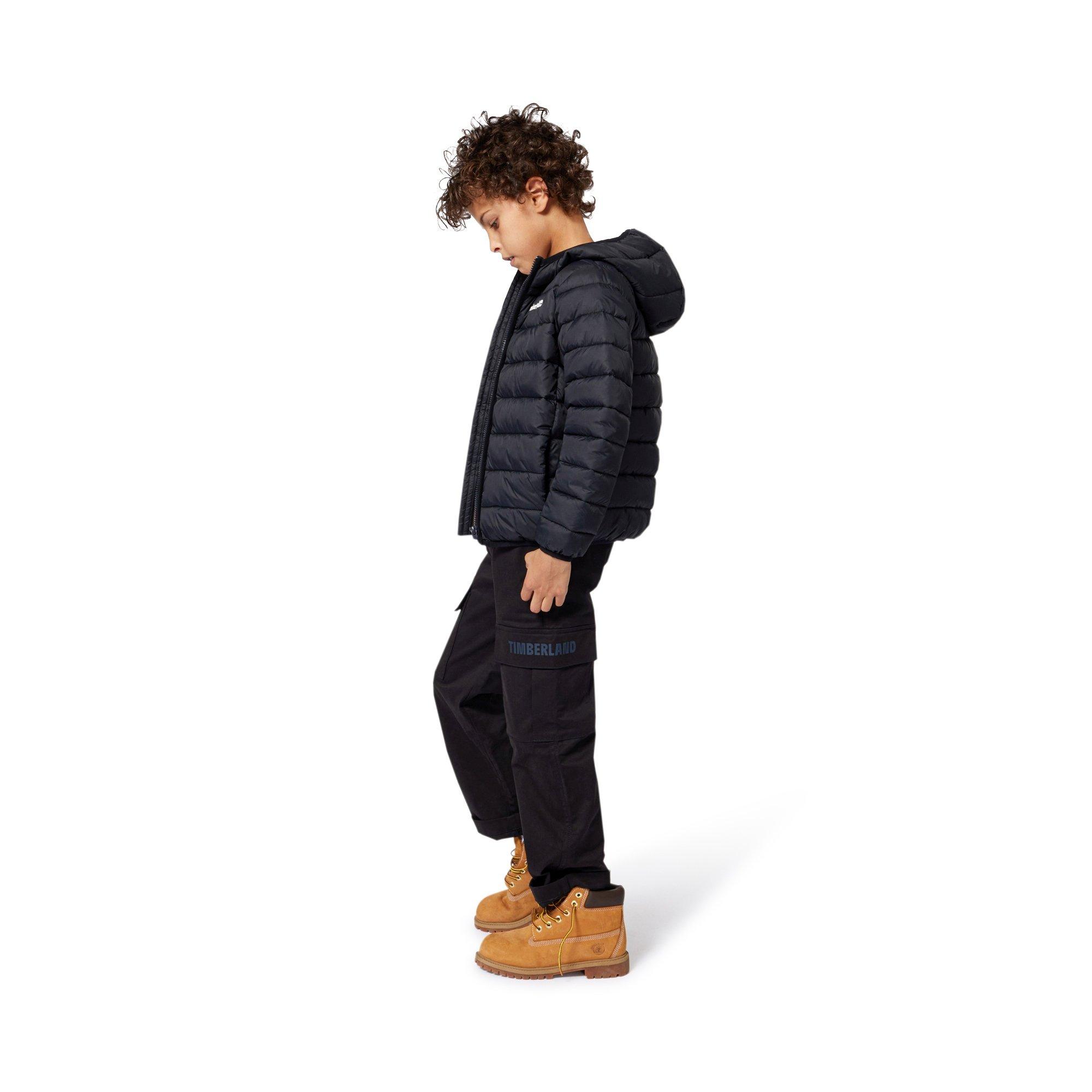 Grey - Timberland - Kids' Classic Logo T-Shirt - 4