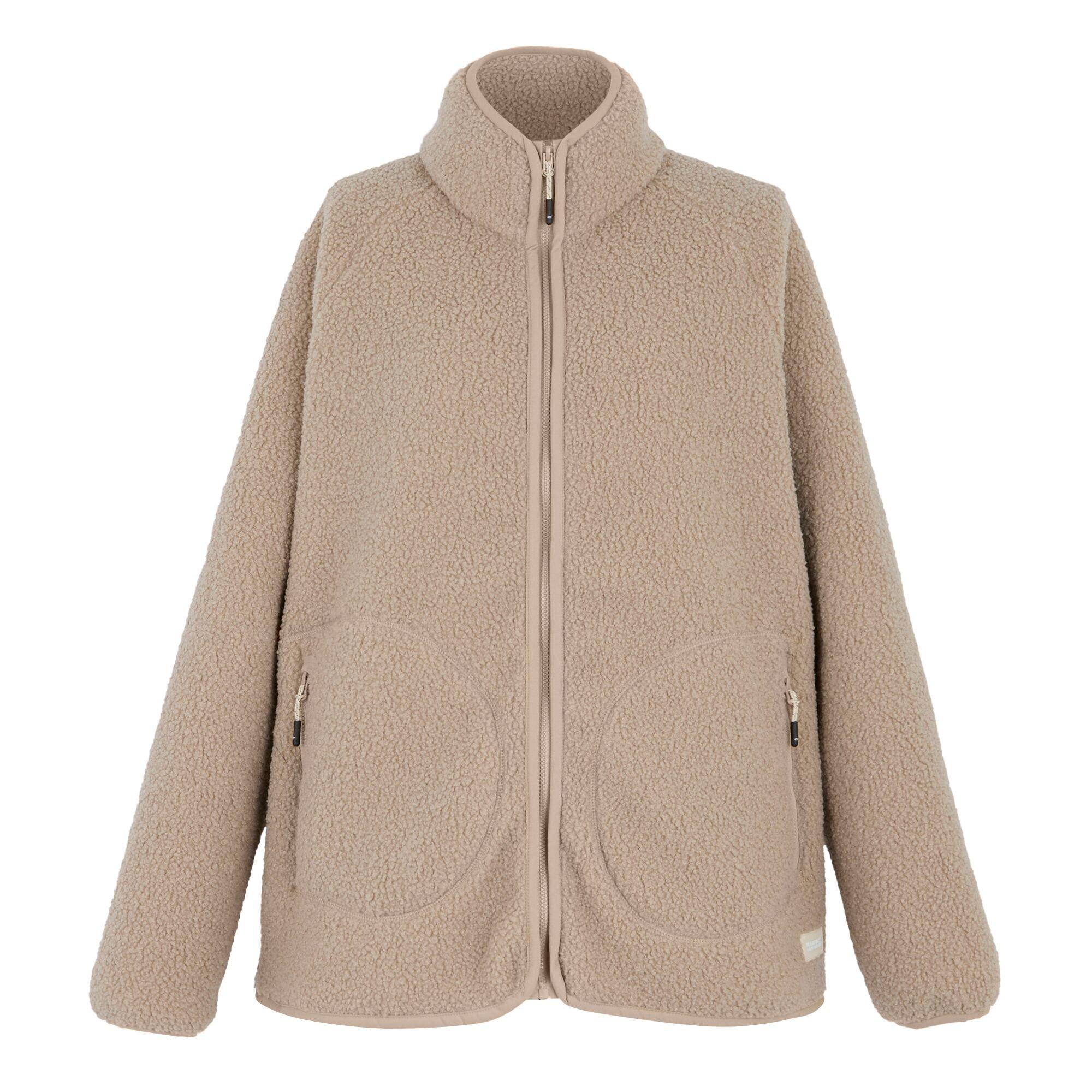 Taupe Beige - Regatta - Womens Frankie Borg Full Zip Fleece - 7