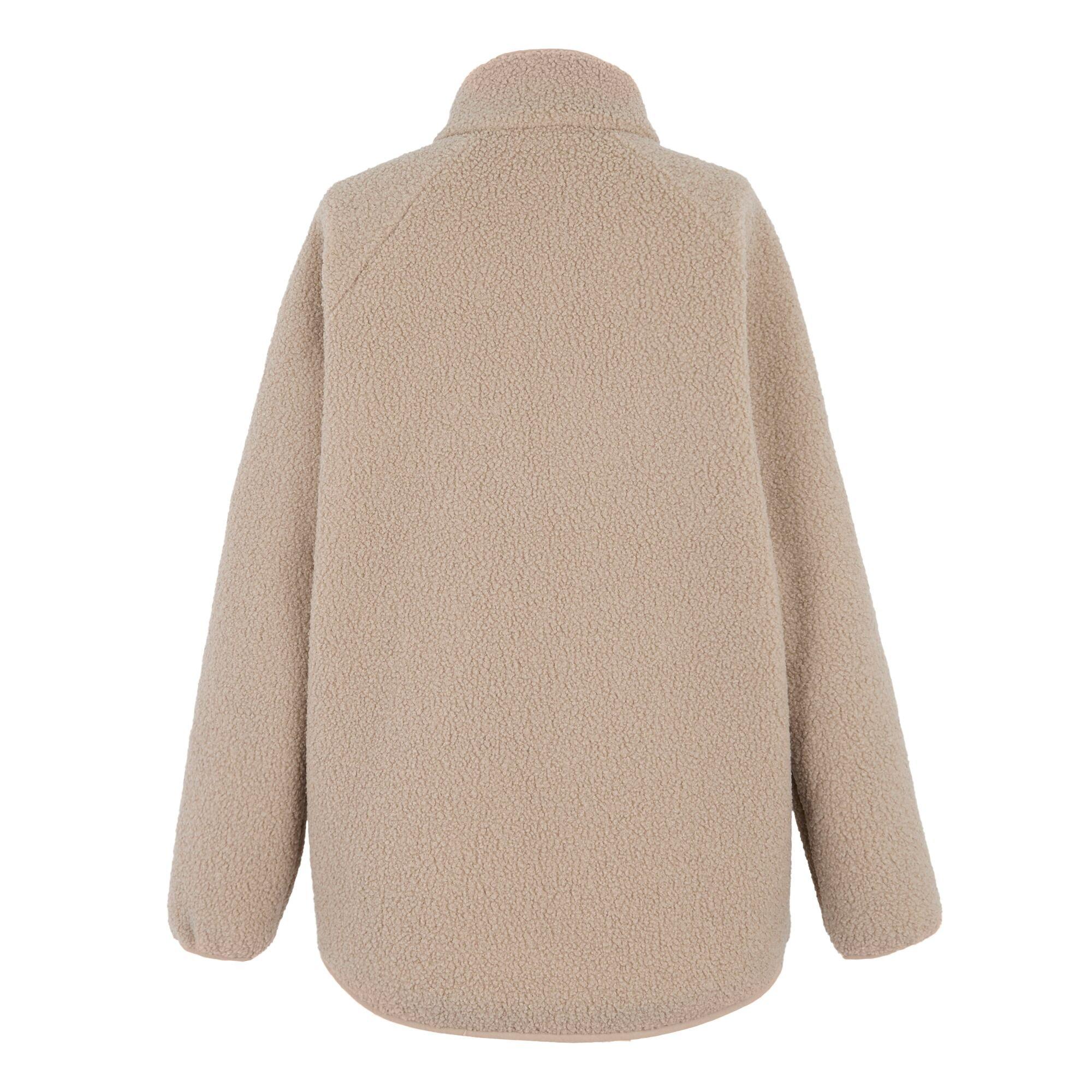 Taupe Beige - Regatta - Womens Frankie Borg Full Zip Fleece - 8