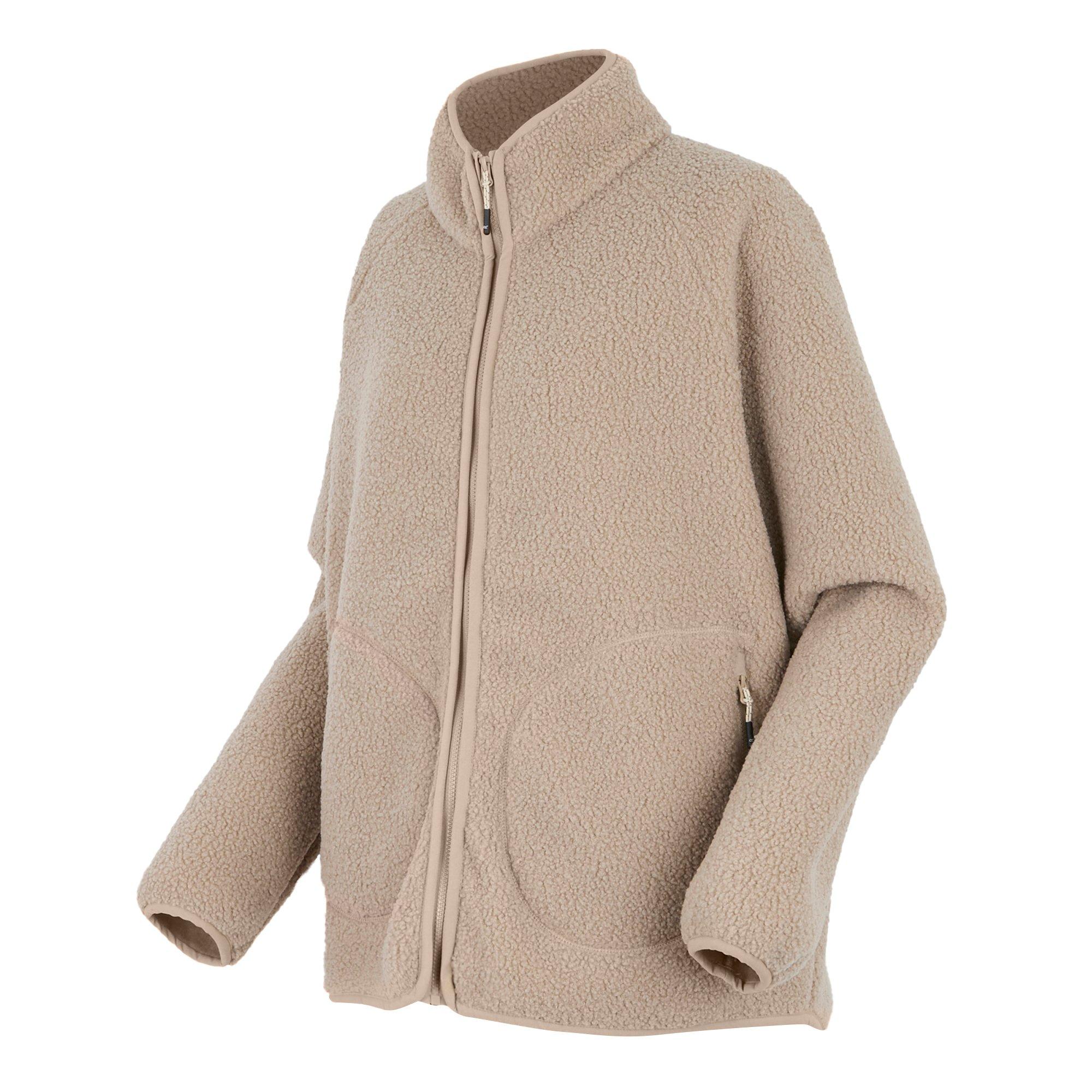 Taupe Beige - Regatta - Womens Frankie Borg Full Zip Fleece - 9