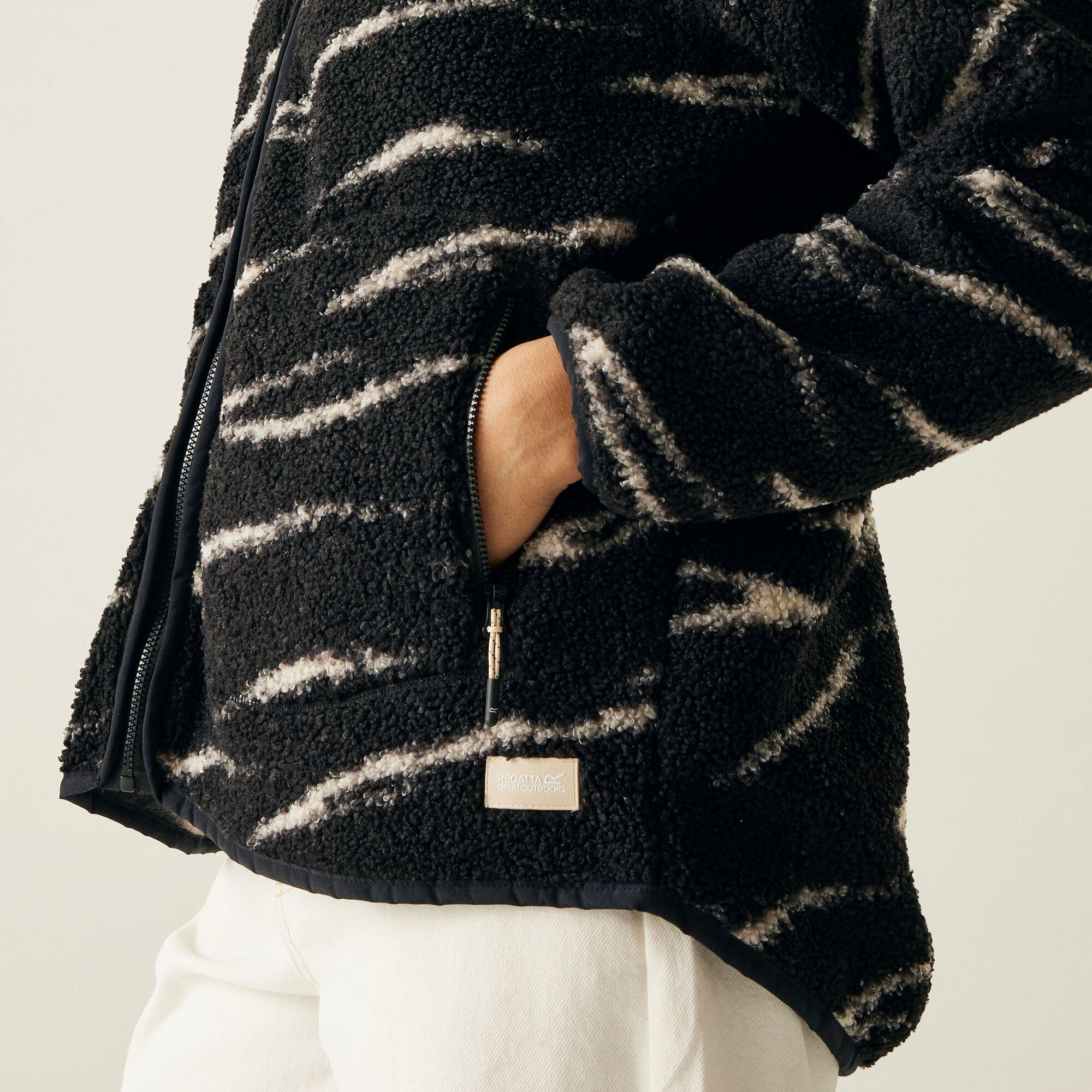 Black Light Van - Regatta - Womens Frankie Borg Full Zip Fleece - 5