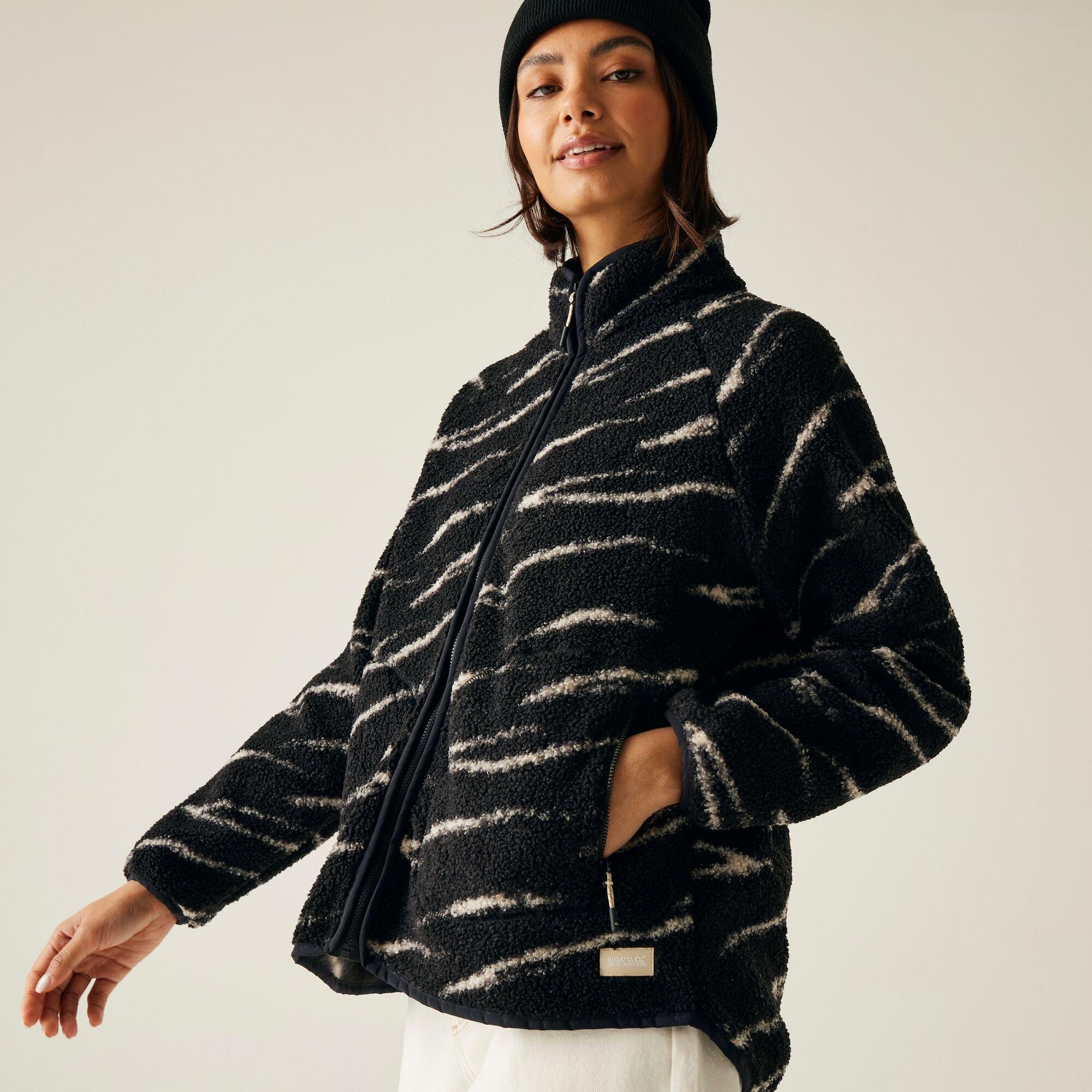 Black Light Van - Regatta - Womens Frankie Borg Full Zip Fleece - 6