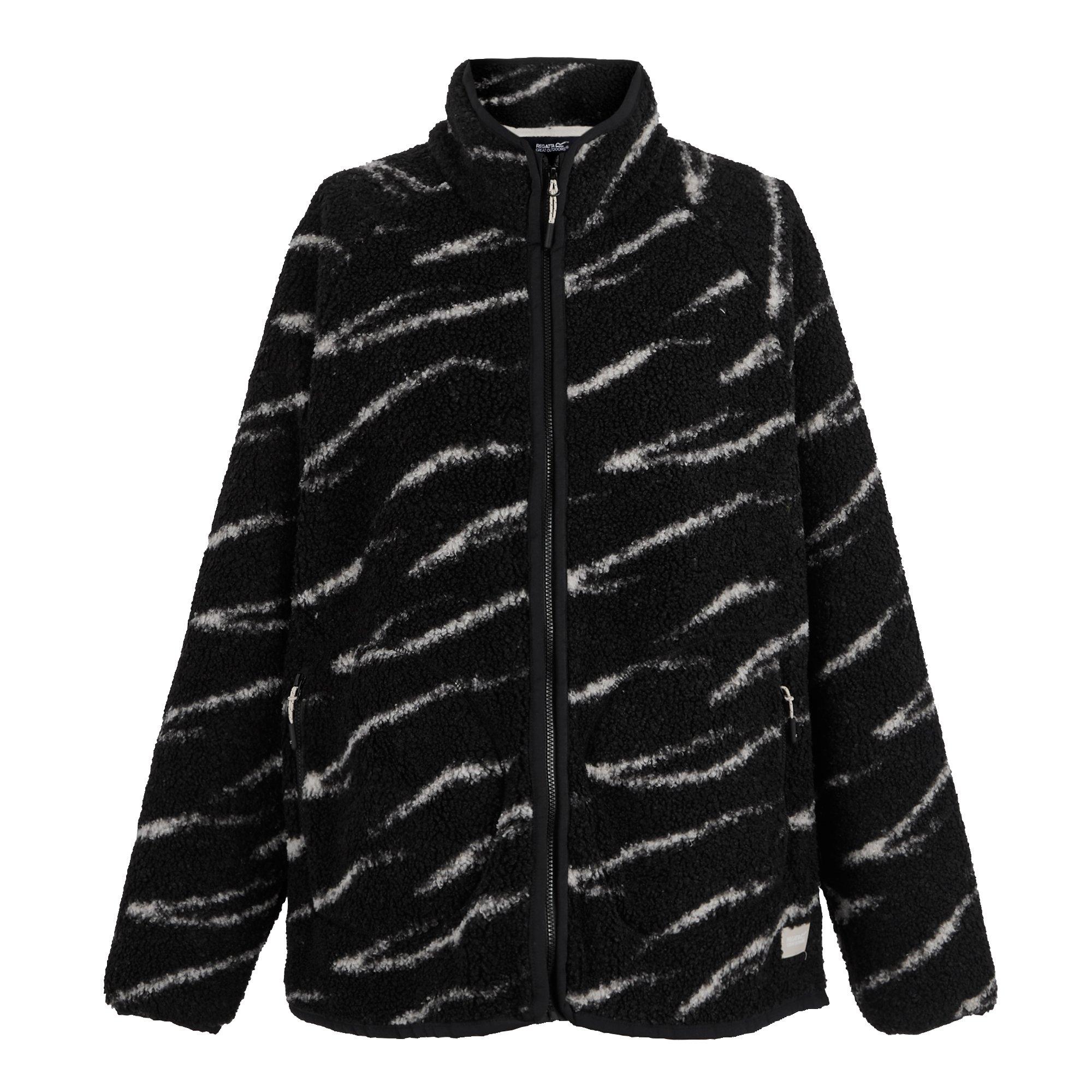 Black Light Van - Regatta - Womens Frankie Borg Full Zip Fleece - 7