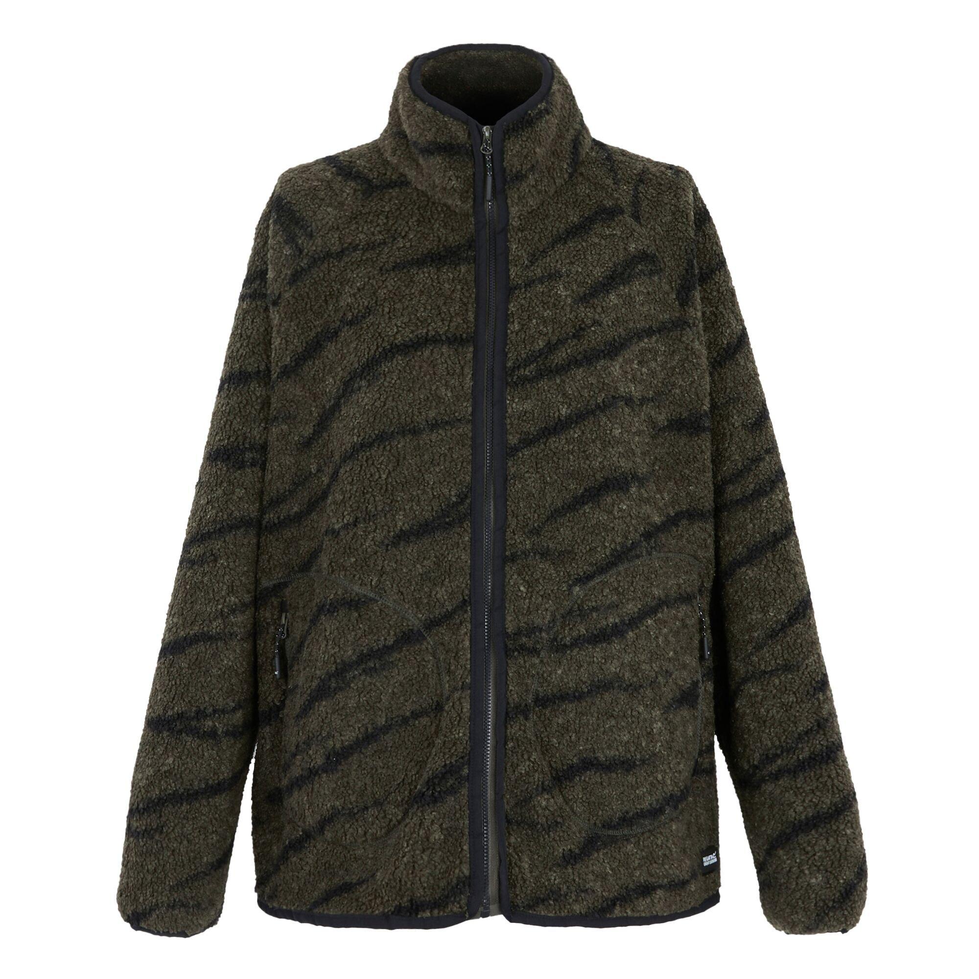 Khaki Black Abs - Regatta - Womens Frankie Borg Full Zip Fleece - 6