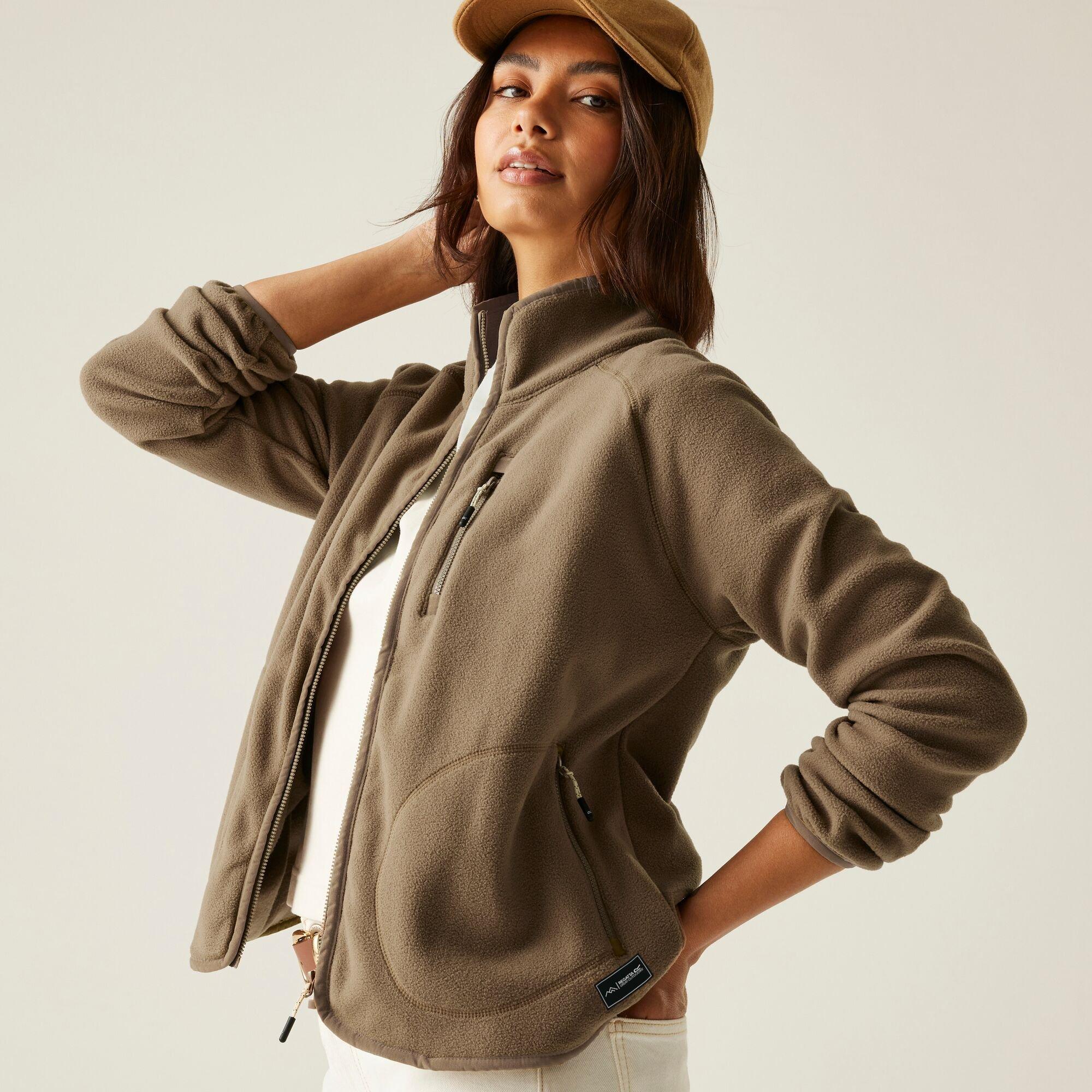 Brown - Regatta - Womens Frankie Full Zip - 4