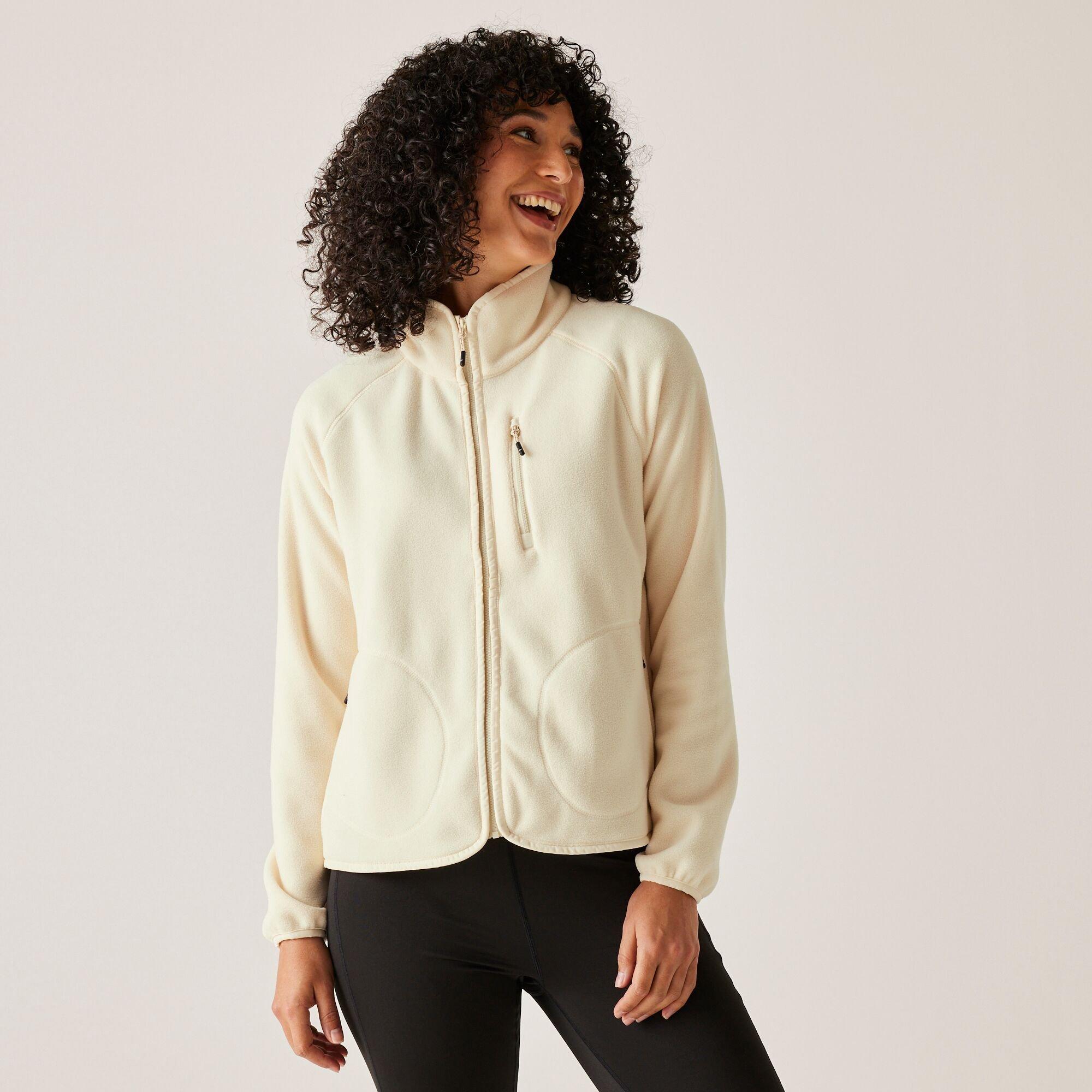 Regatta Women's Frankie Full Zip Lightweight Fleece - Light Vanilla - 14