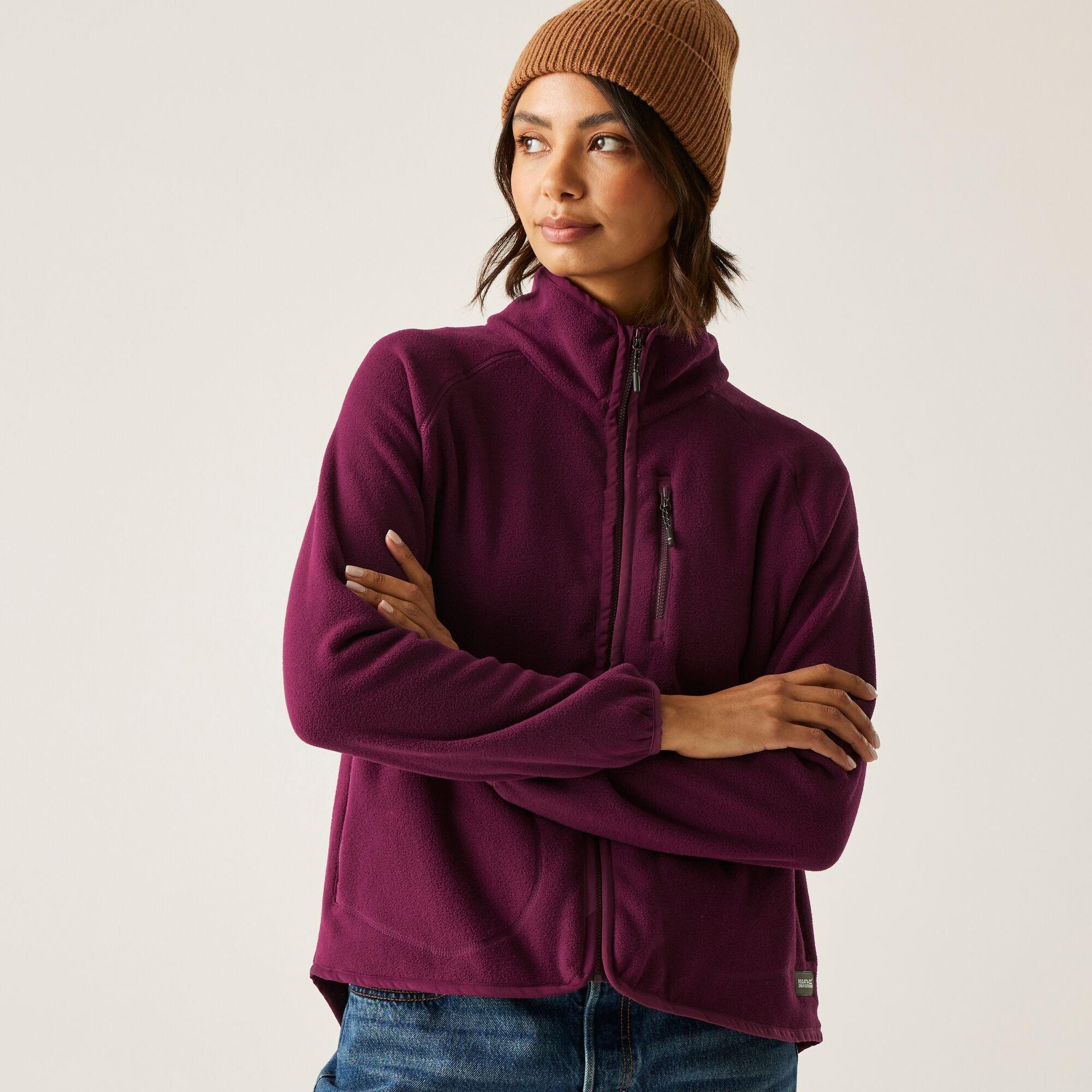 Fig Purple - Regatta - Womens Frankie Full Zip Lightweight Fleece - 1