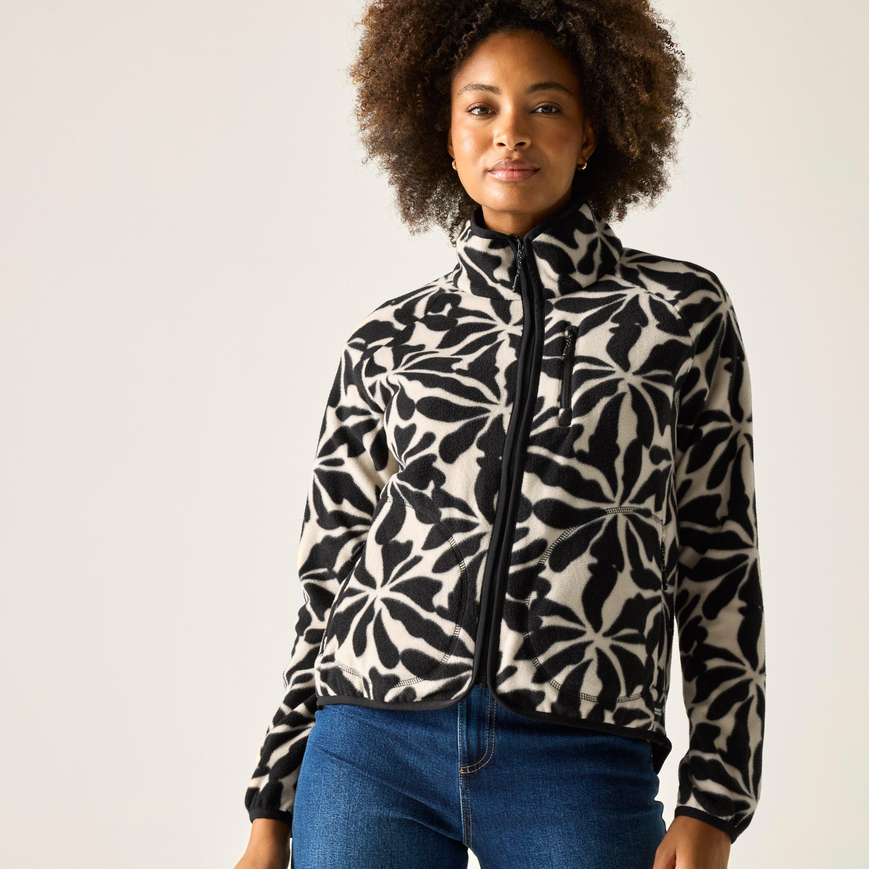 Regatta Women's Frankie Full Zip Lightweight Fleece - Abstrctflorl - 10