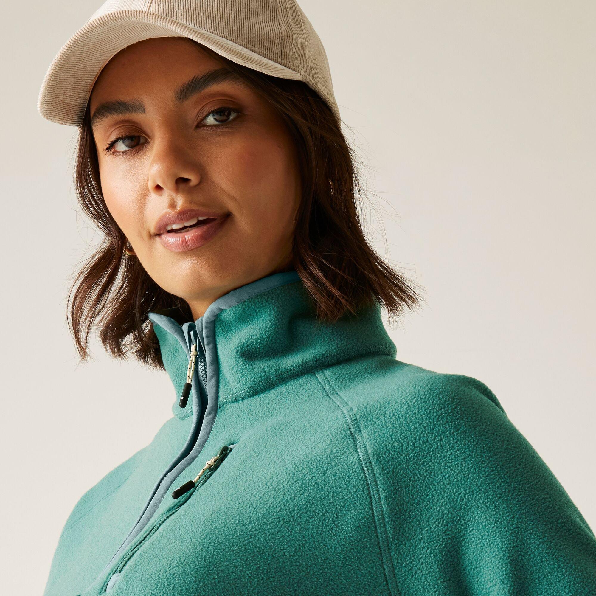 Green - Regatta - Womens Frankie Half Zip Lightweight Fleece - 4