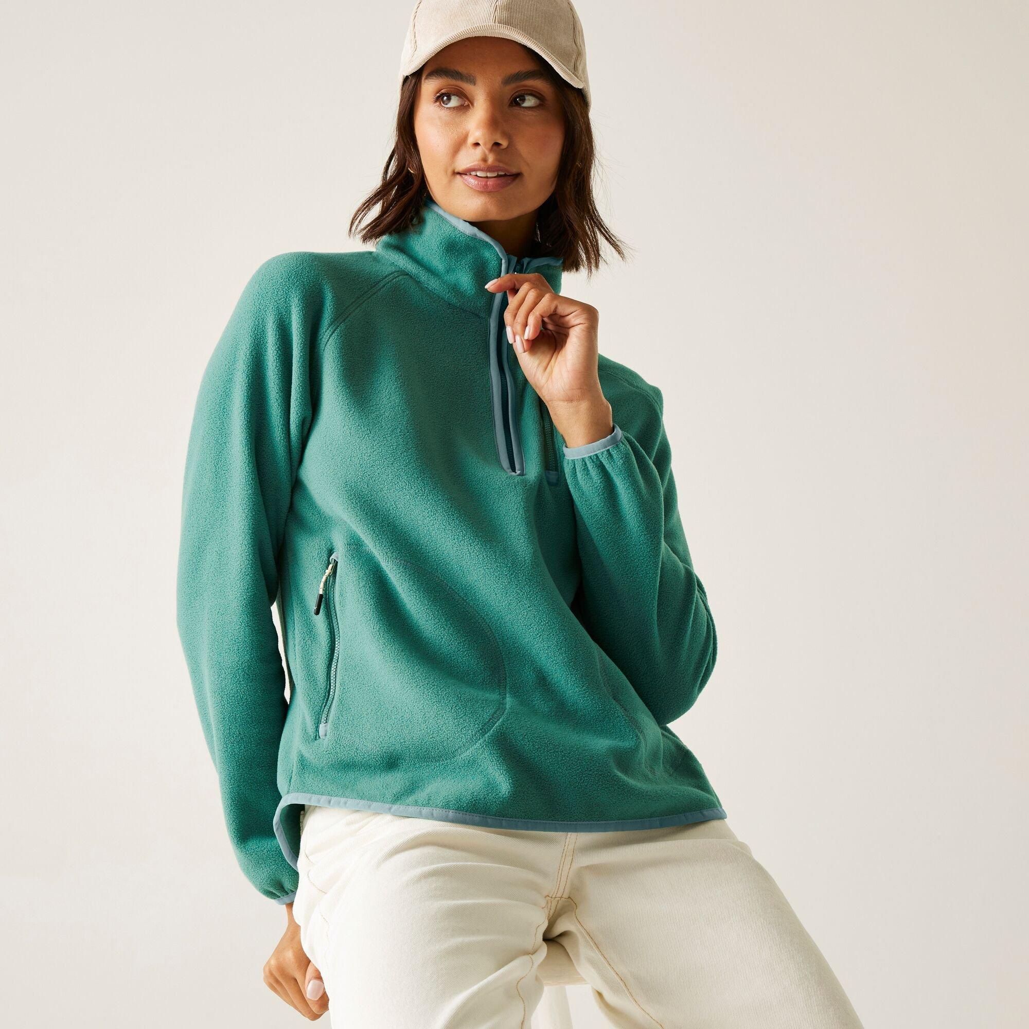 Green - Regatta - Womens Frankie Half Zip Lightweight Fleece - 6