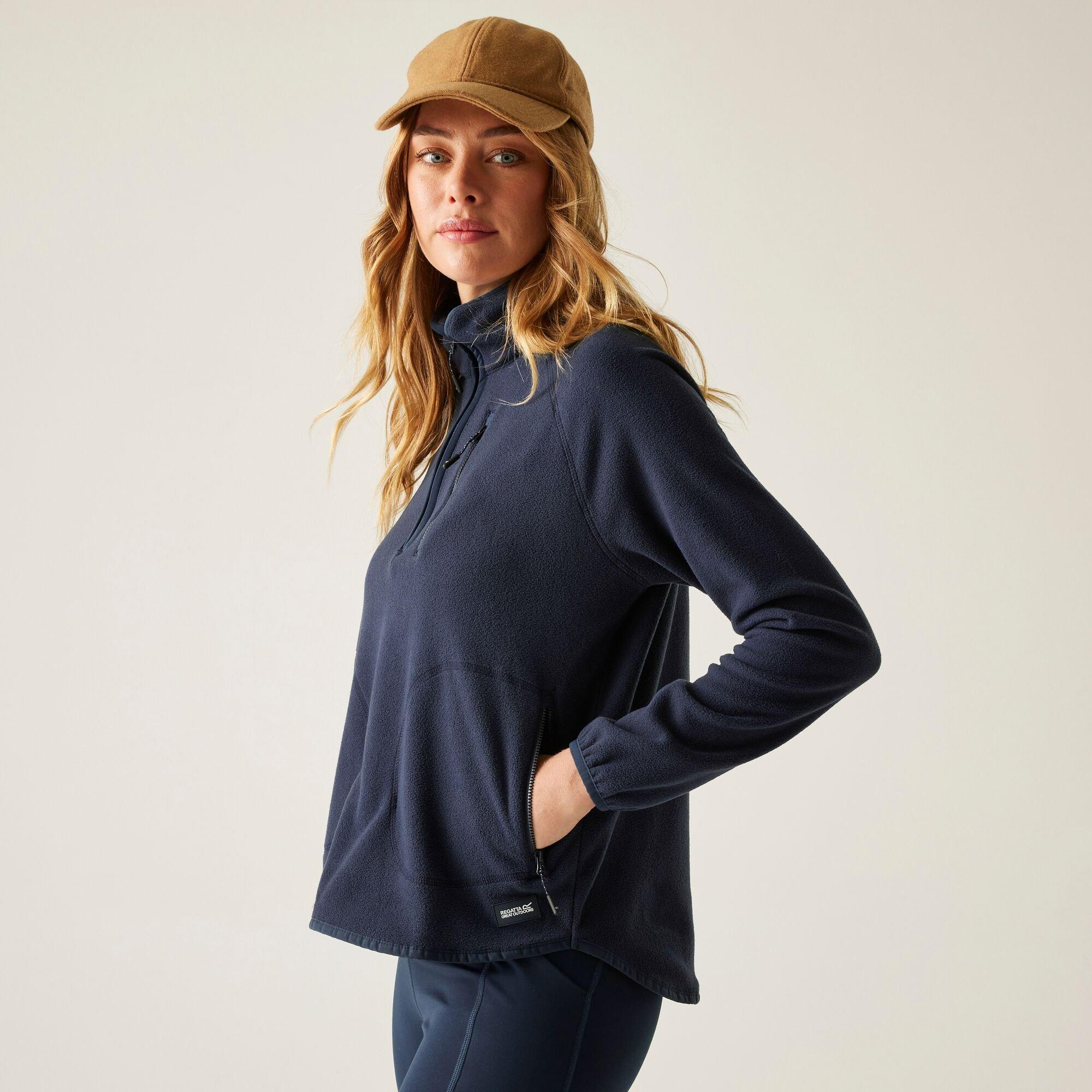 Regatta Women's Frankie Half Zip Lightweight Fleece - Navy Blue - 10