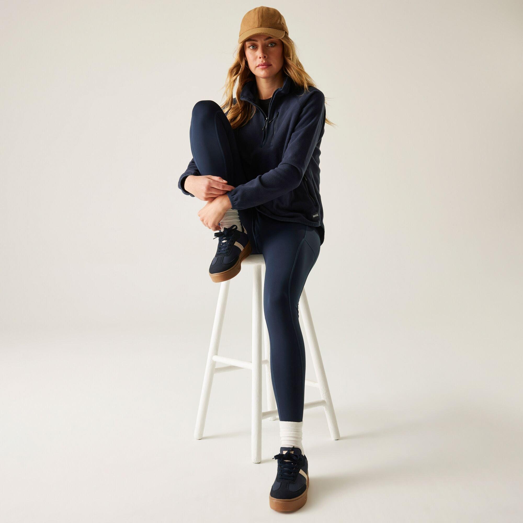 Navy Blue - Regatta - Womens Frankie Half Zip Fleece - 3