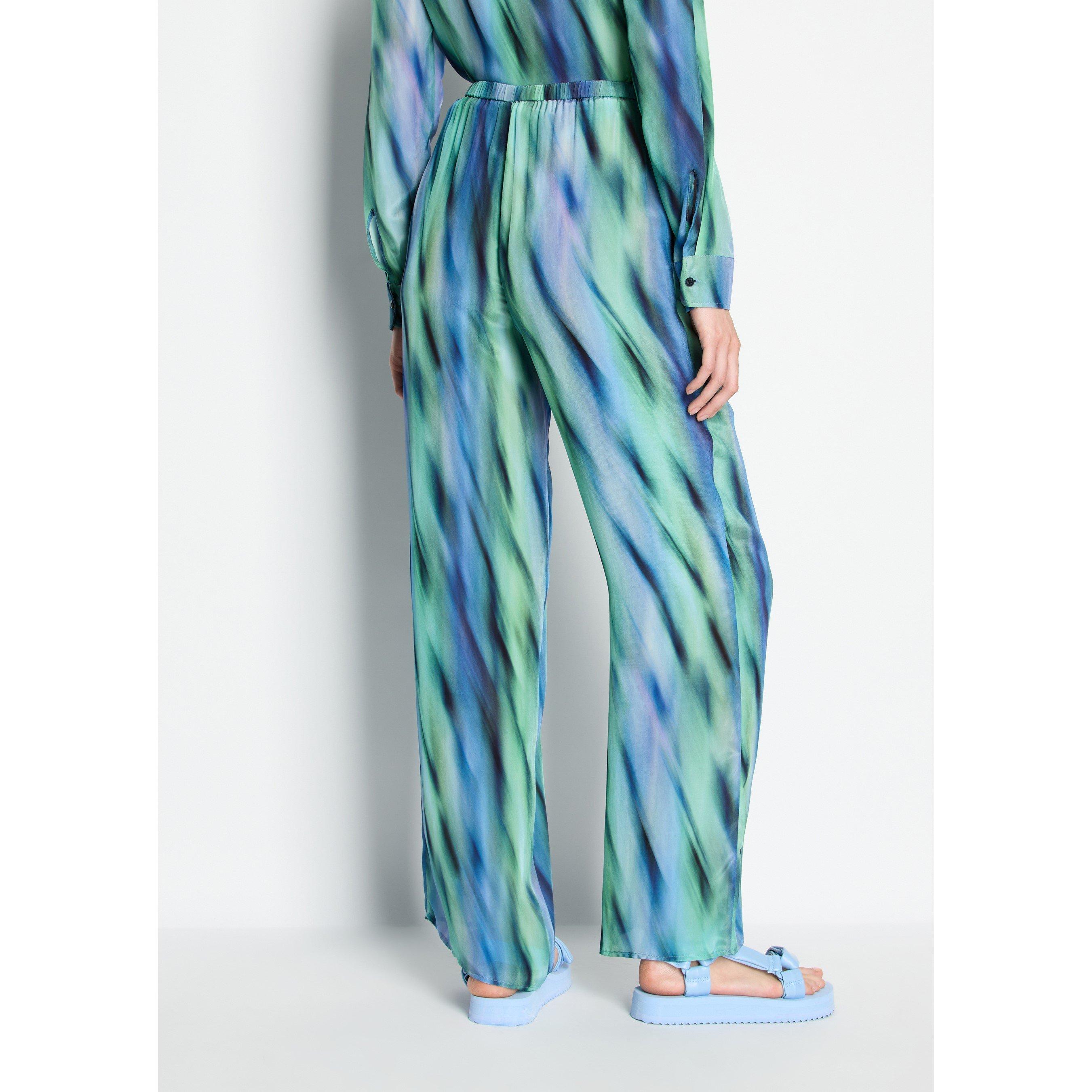 Multi 28AC - Armani Exchange - Women's Palazzo Trousers - 2