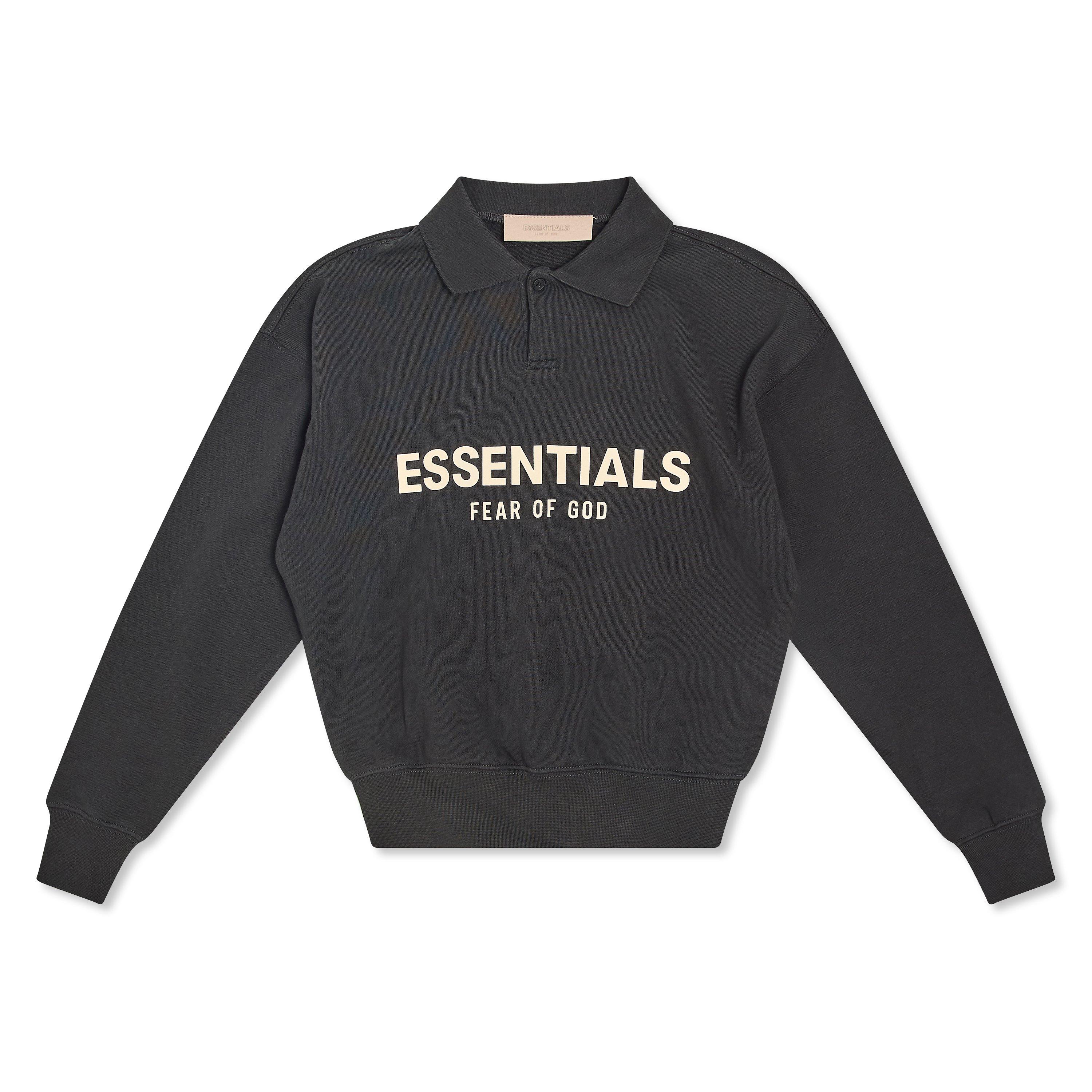 Fear Of God Essentials Unisex Kids' Long Sleeve Polo Shirt | Flannels