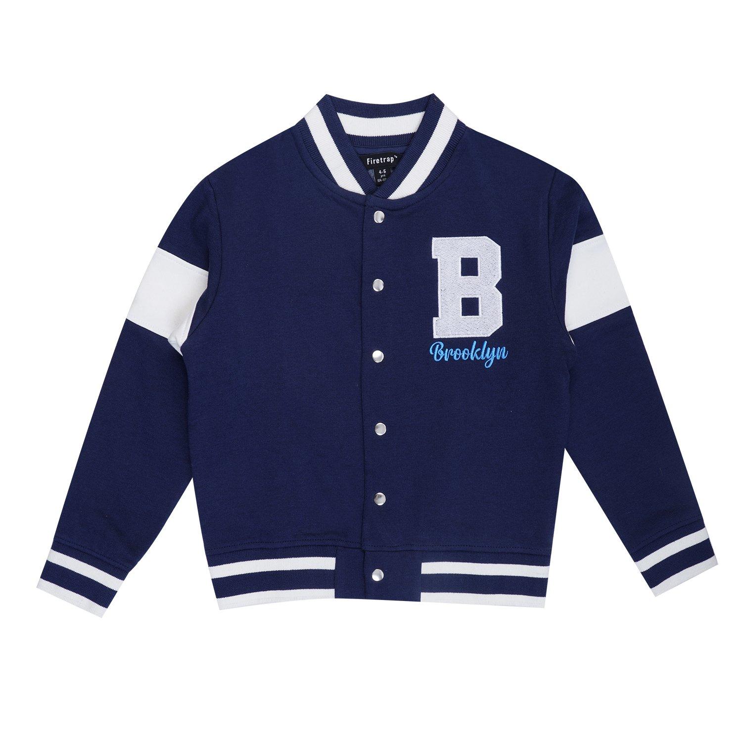 Marineblau/Weiß - Firetrap - Brooklyn Top and Trouser Set with Jacket Infants - 2