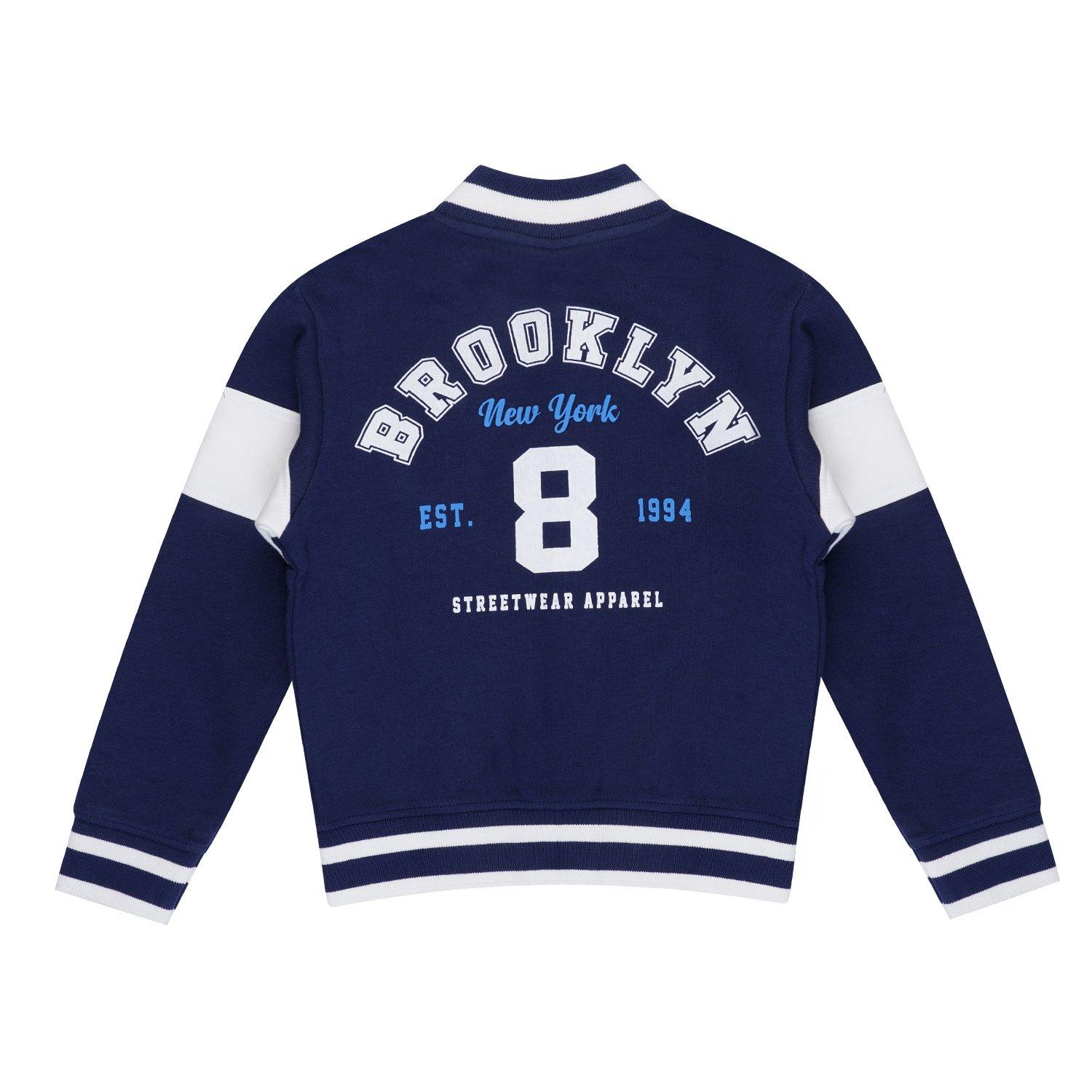 Marineblau/Weiß - Firetrap - Brooklyn Top and Trouser Set with Jacket Infants - 3