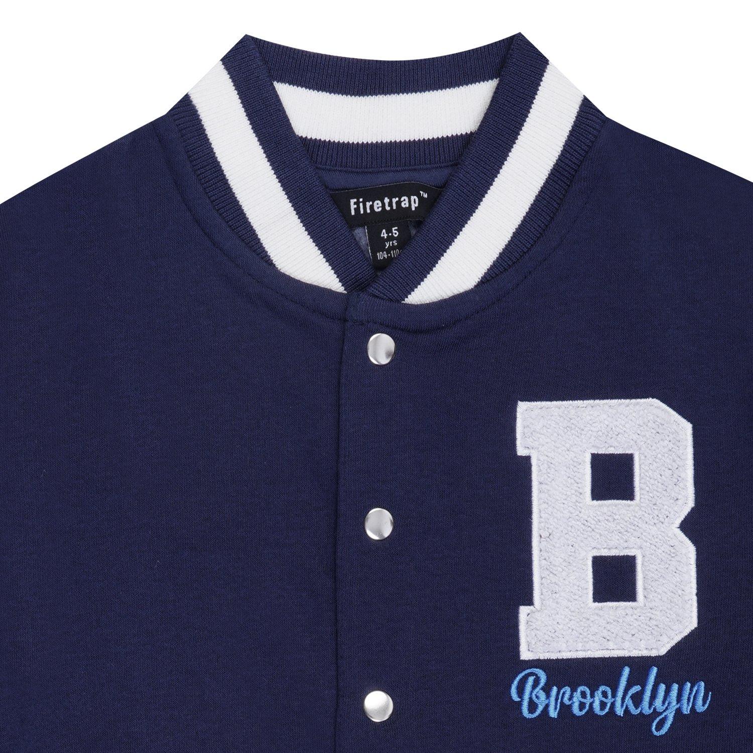 Marineblau/Weiß - Firetrap - Brooklyn Top and Trouser Set with Jacket Infants - 9