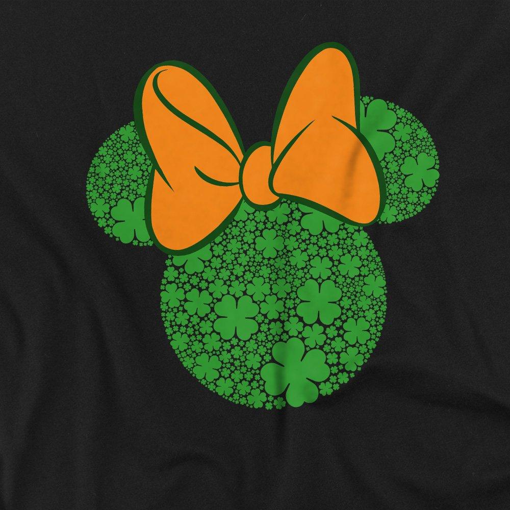 Black - Minnie Mouse - Minnie Mouse St PatrickS Day Shamrock Ears T-Shir - 2
