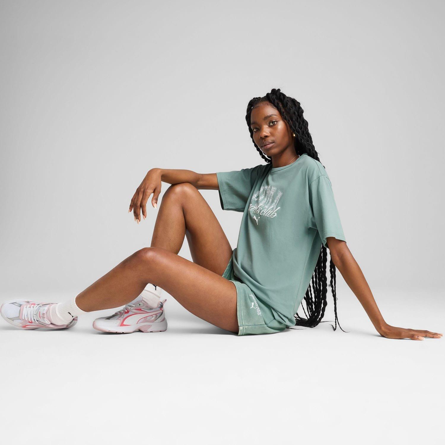 Green - Puma - Class Relaxed T-Shirt - 5