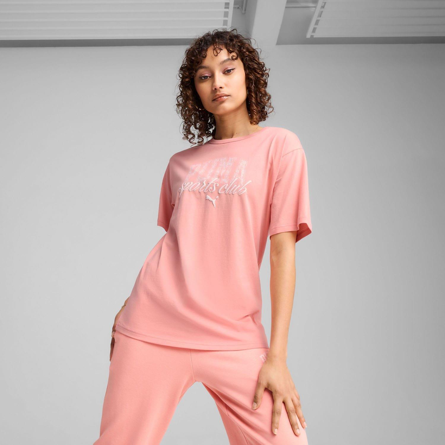 Pink - Puma - Class Relaxed T-Shirt - 4