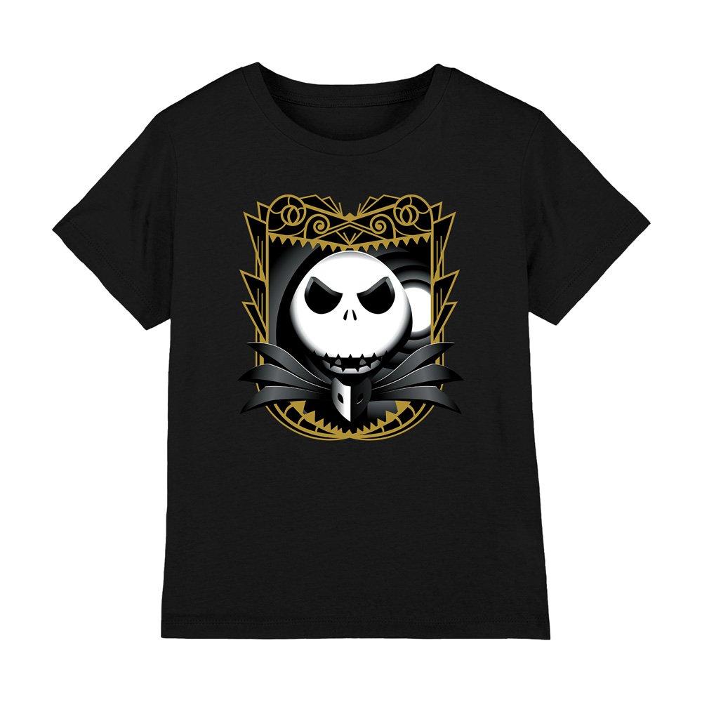 Black - The Nightmare before Christmas - Jack Skellington Shaded Kids T-Shirt Black - 1