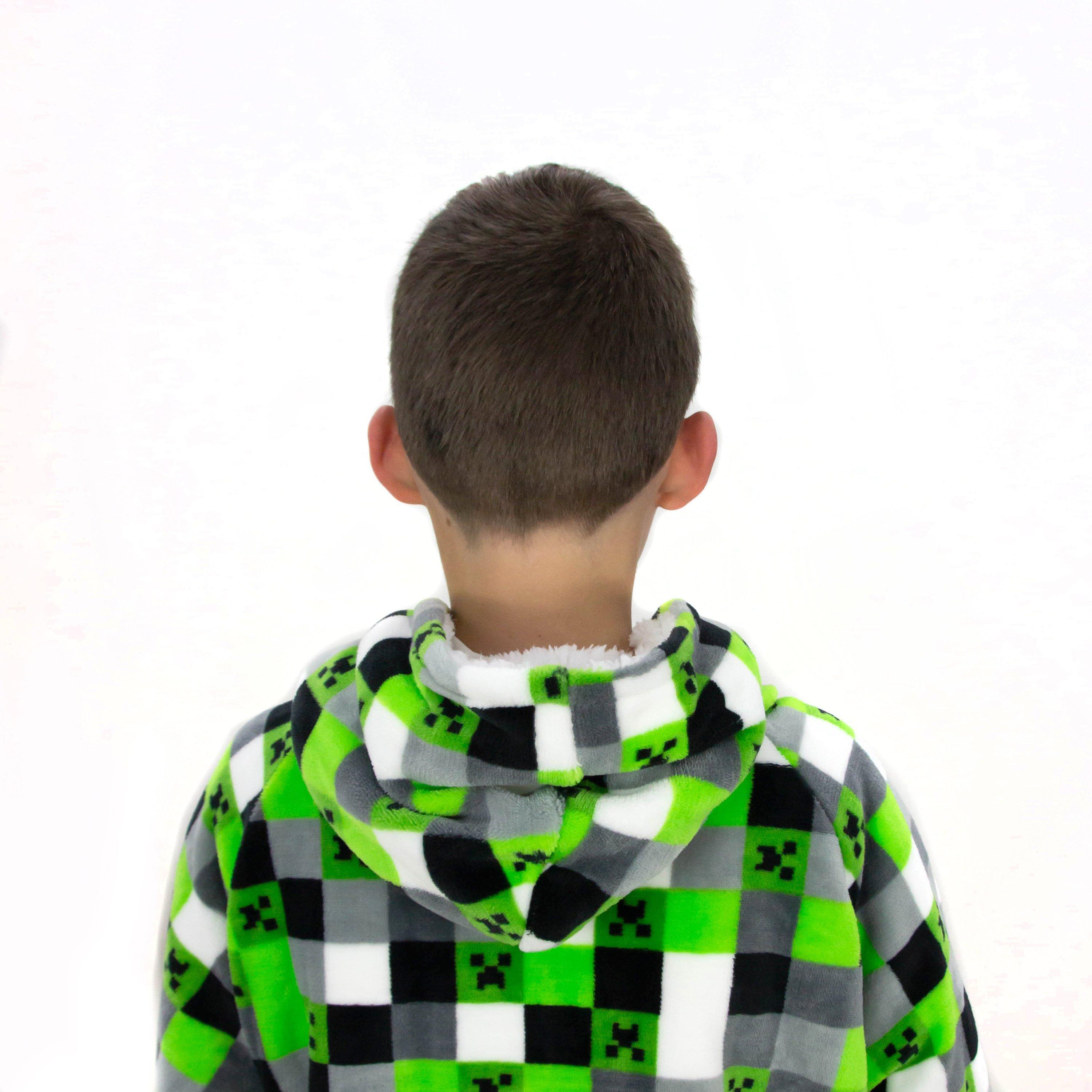 Minecraft - Minecraft - Kids' Fluffy Dressing Gown - 2