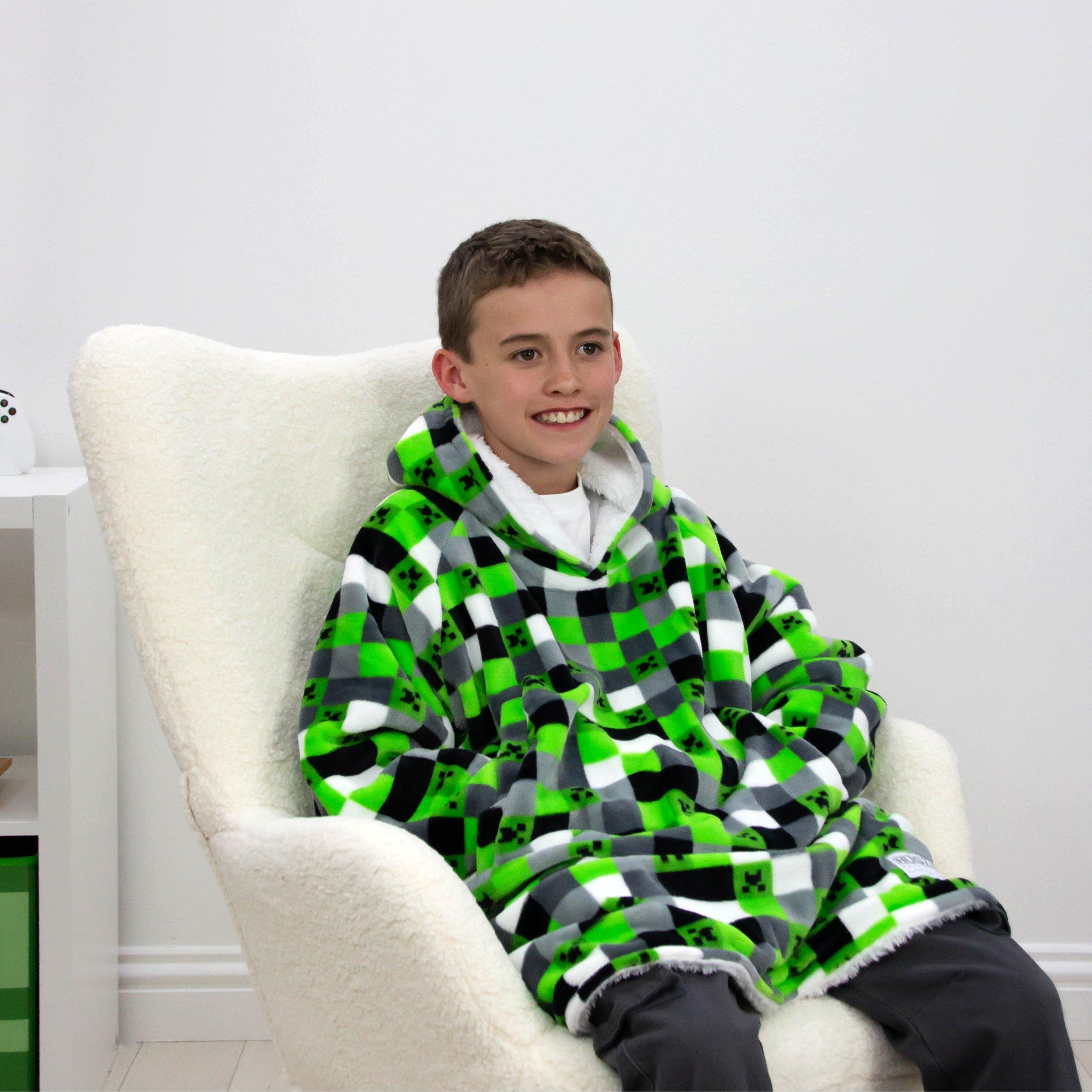 Minecraft - Minecraft - Kids' Fluffy Dressing Gown - 3