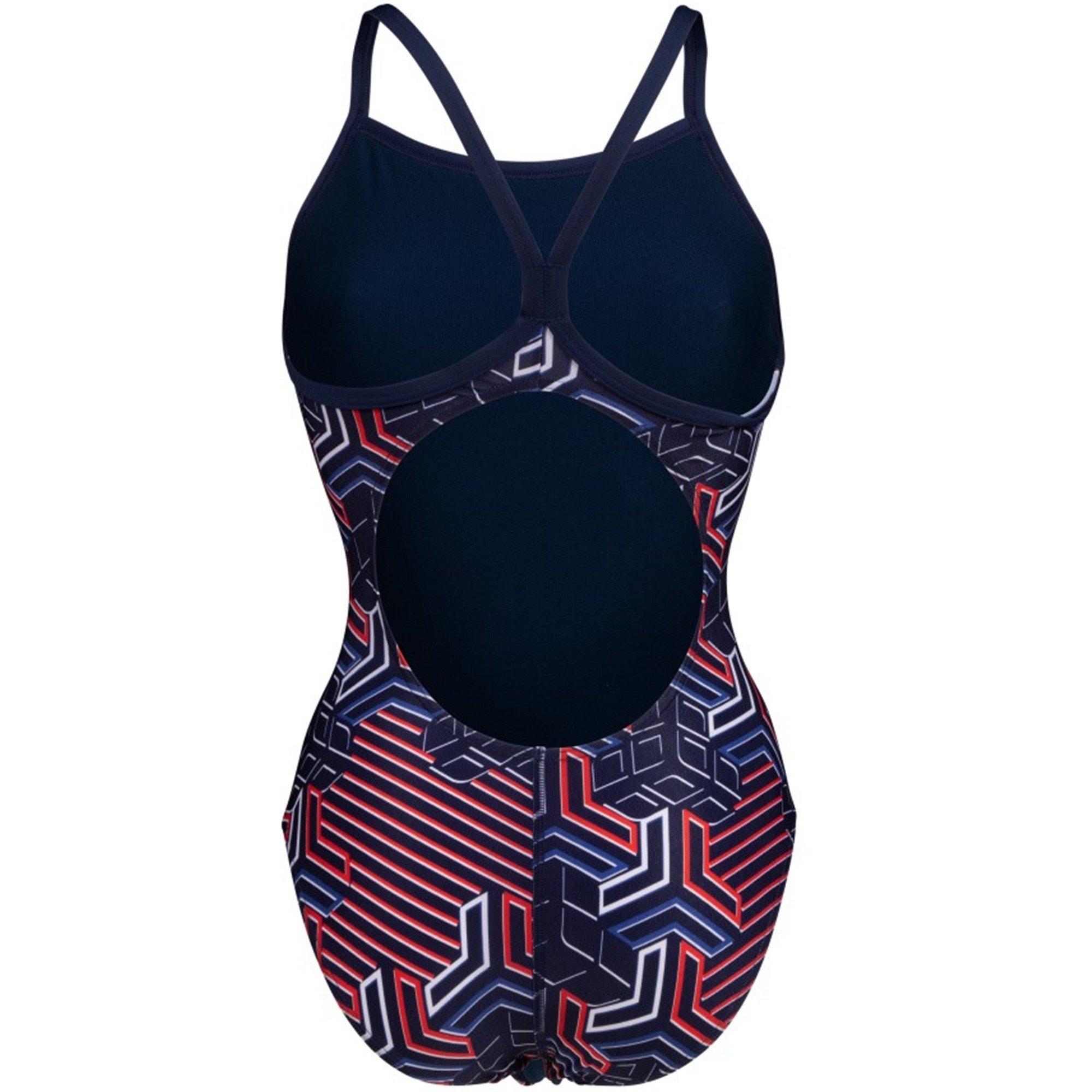 Navy/Red - Arena - Kiko Pro Swimsuit Womens - 4