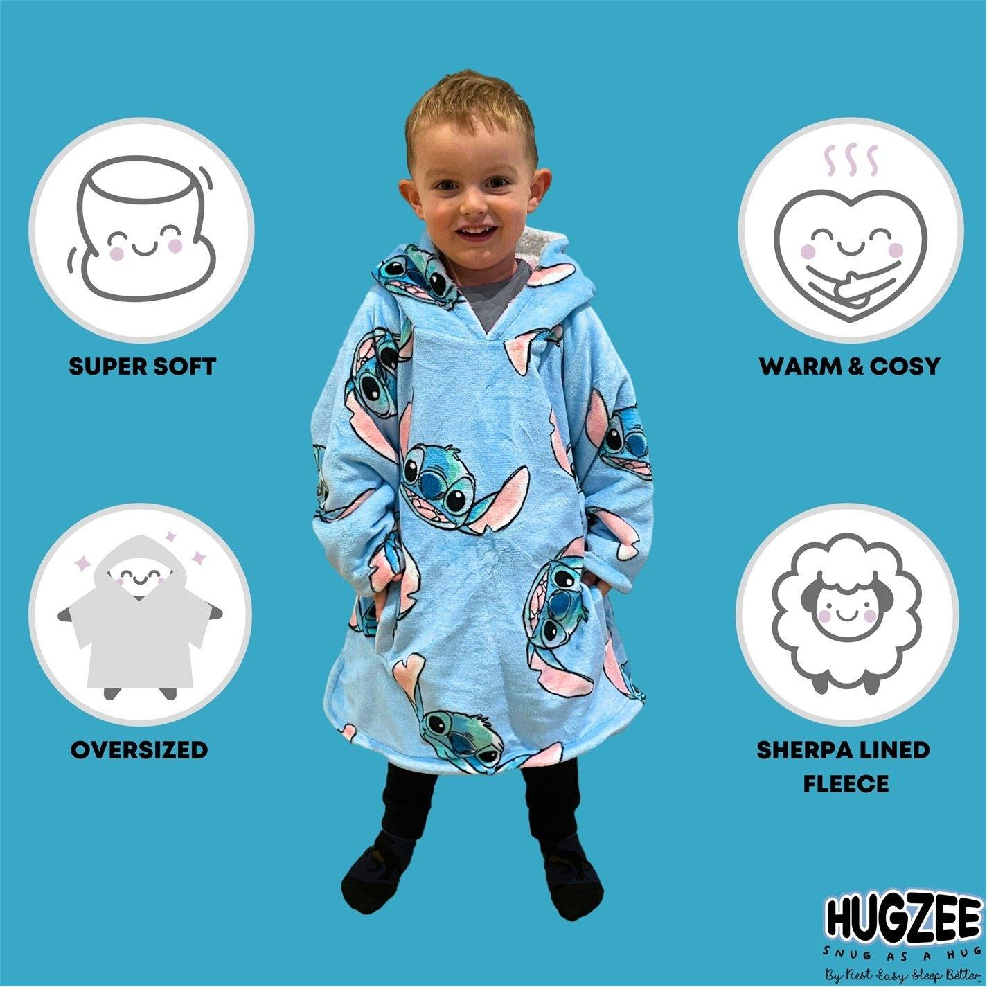 Disney - Disney - Unisex Kids' Wearable Fleece Fluffy Dressing Gown - 6