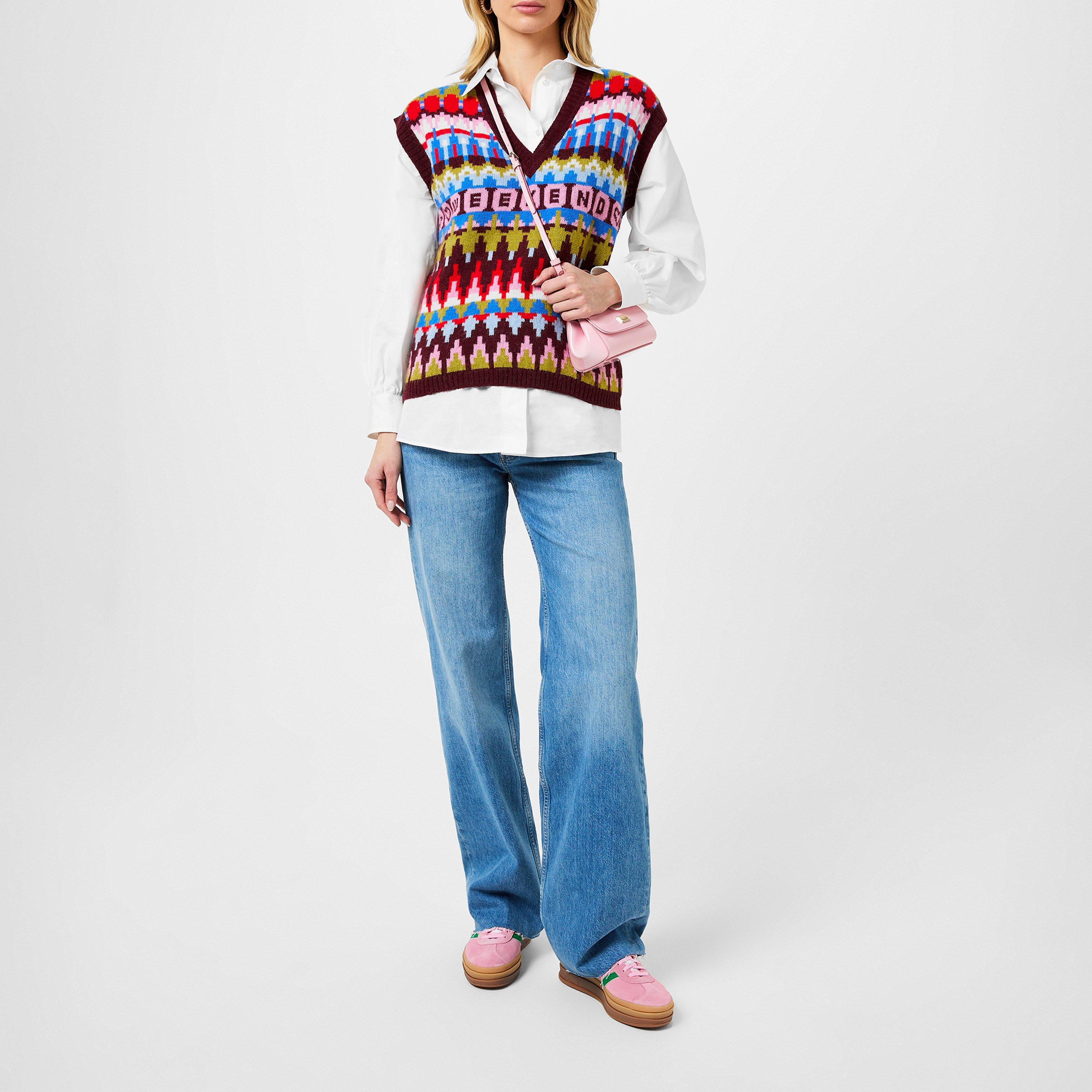 Opt White 001 - Weekend Max Mara - Women's Long-Sleeve Plain Shirt - 2