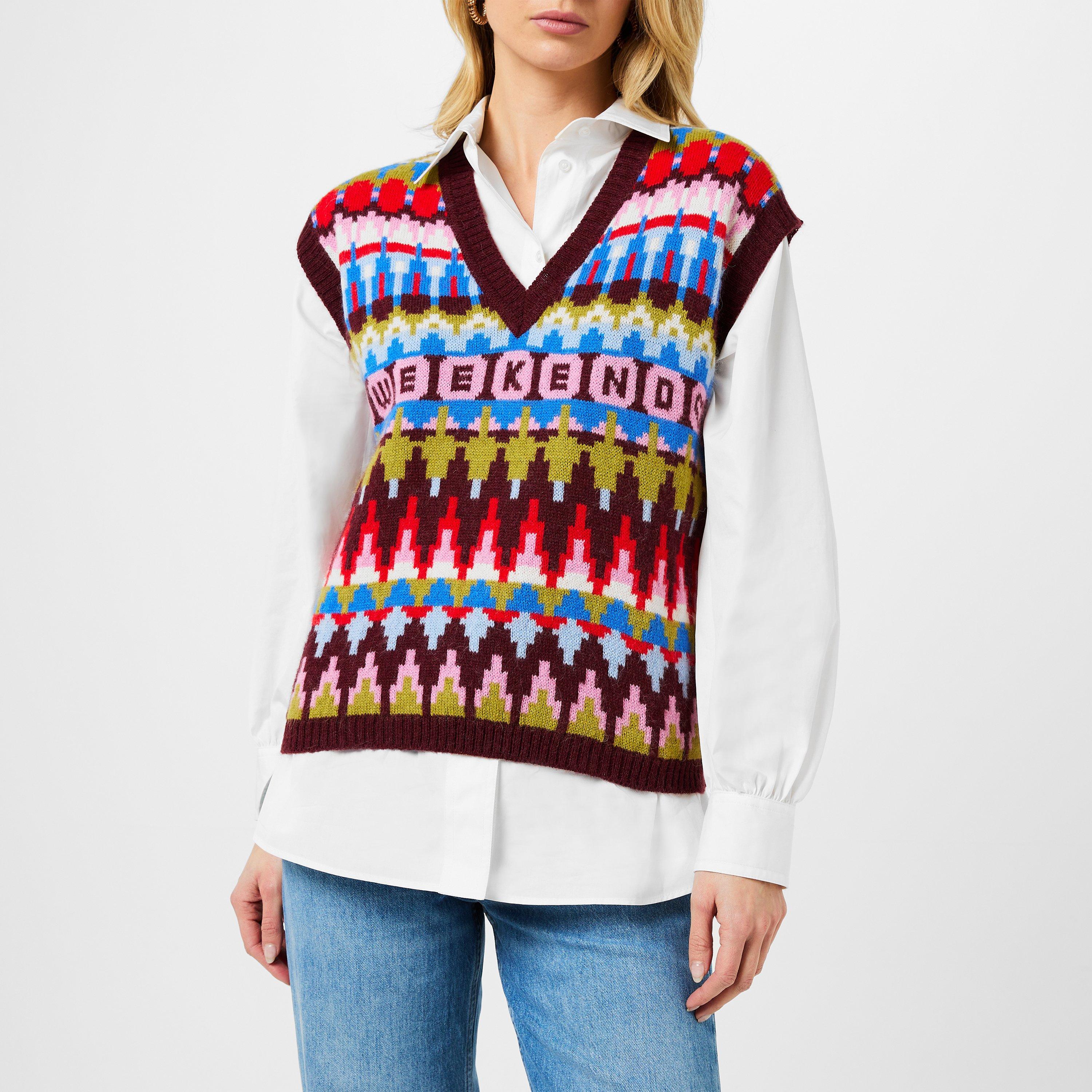 Opt White 001 - Weekend Max Mara - Women's Long-Sleeve Plain Shirt - 4