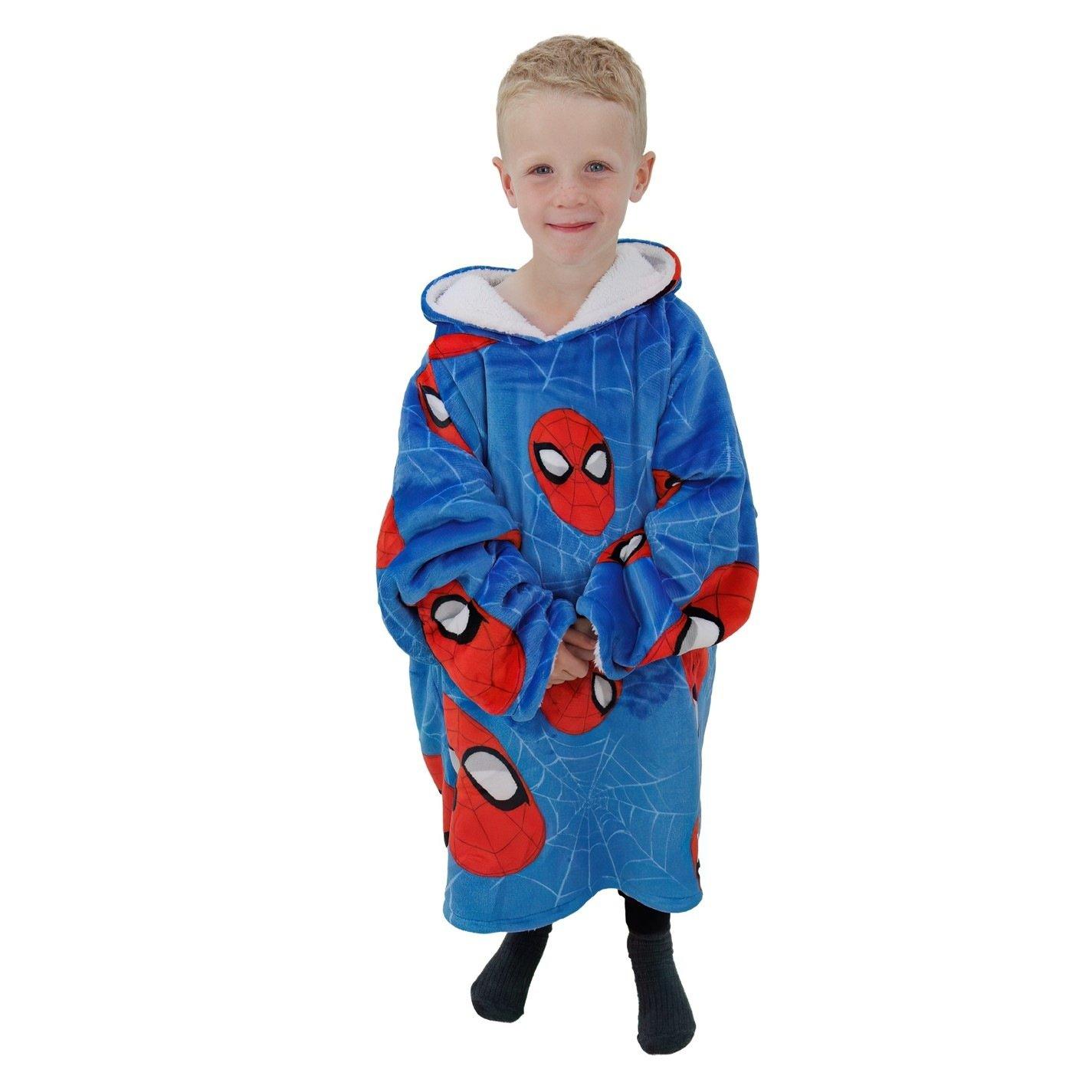 Disney - Disney - Unisex Kids' Spidey Hood Fluffy Dressing Gown - 3