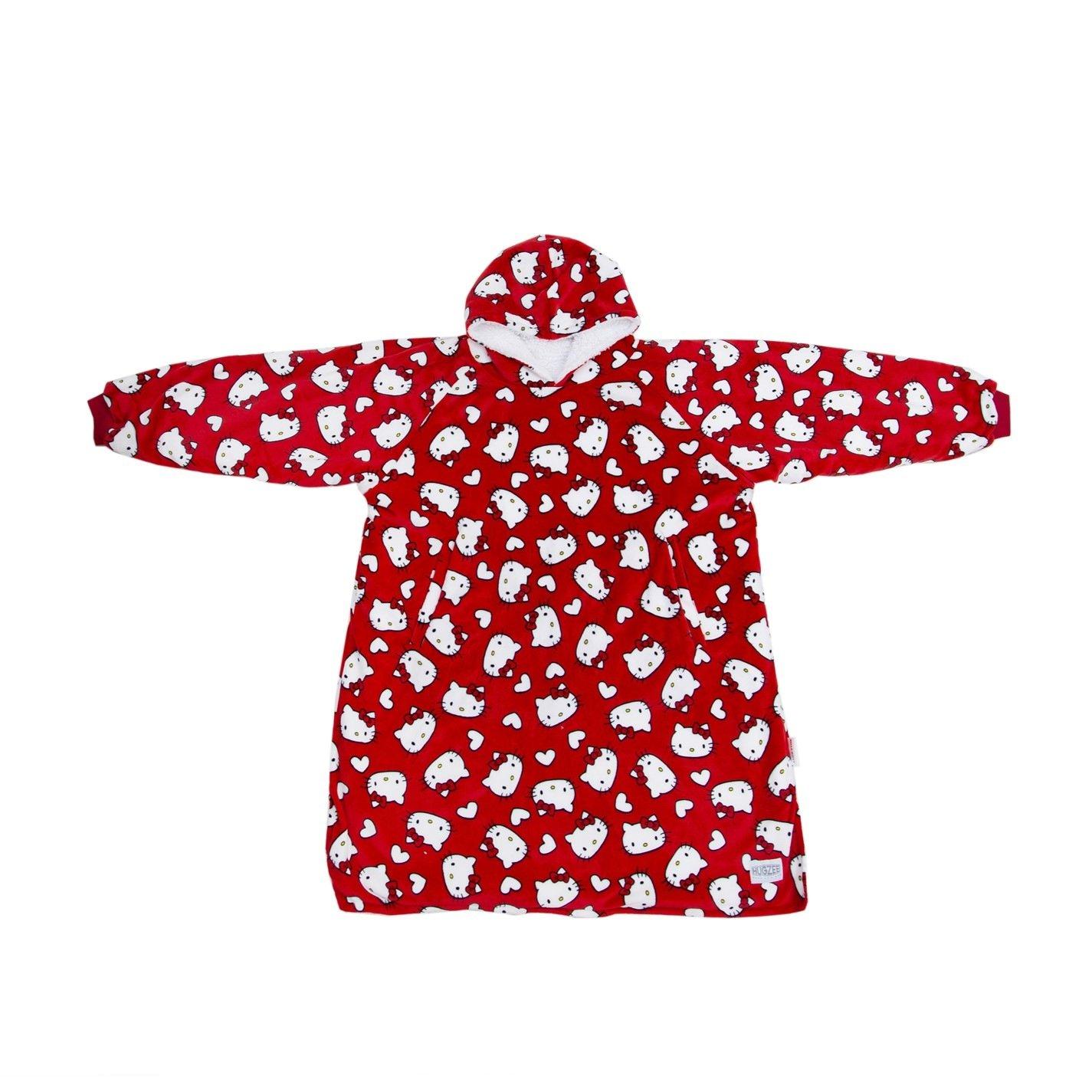 Hej Kitty - Hello Kitty - Hello Kitty Lovehearts Fleece Dressing Gown - 1