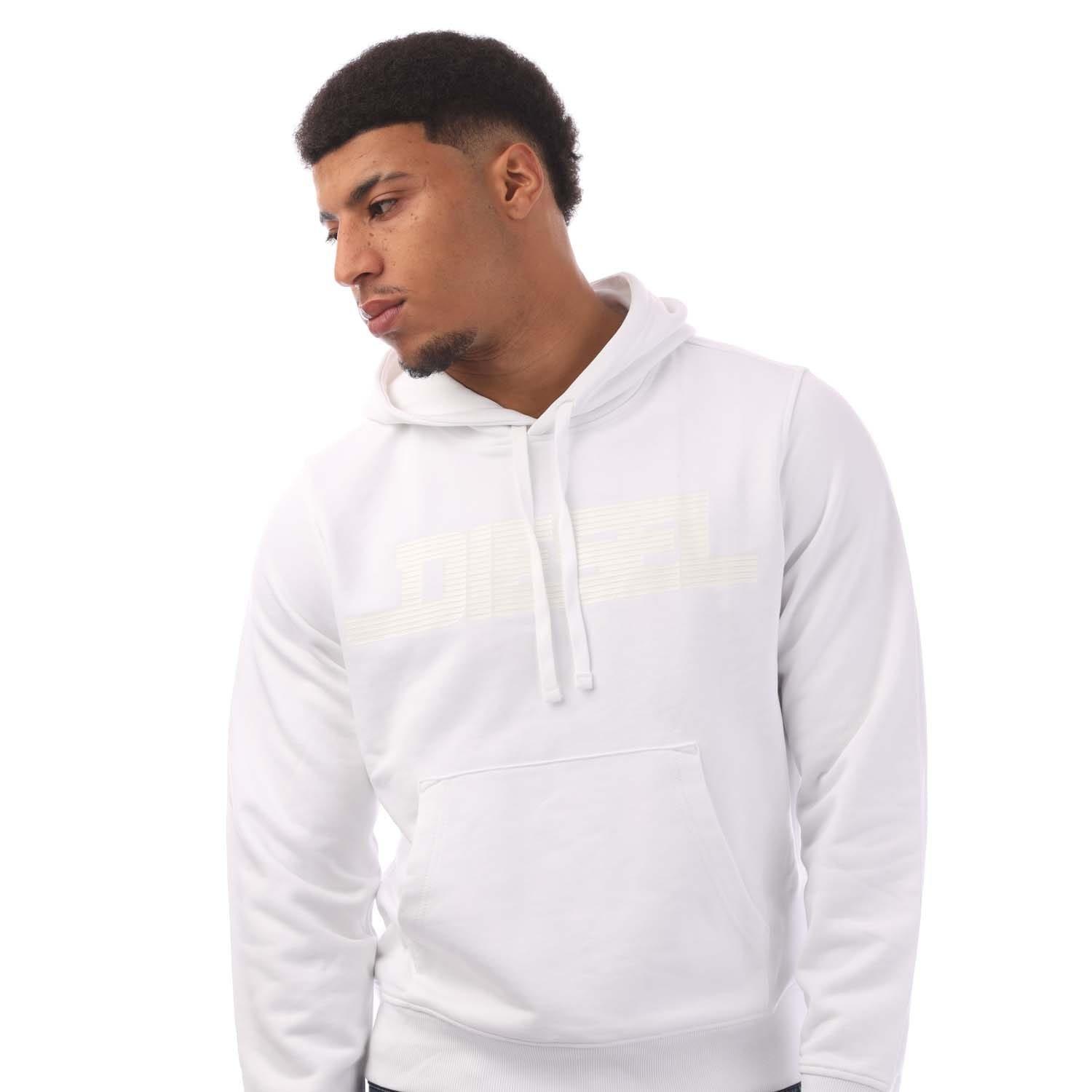 White - Diesel - S-Ginn 12-G Hoodie - 2