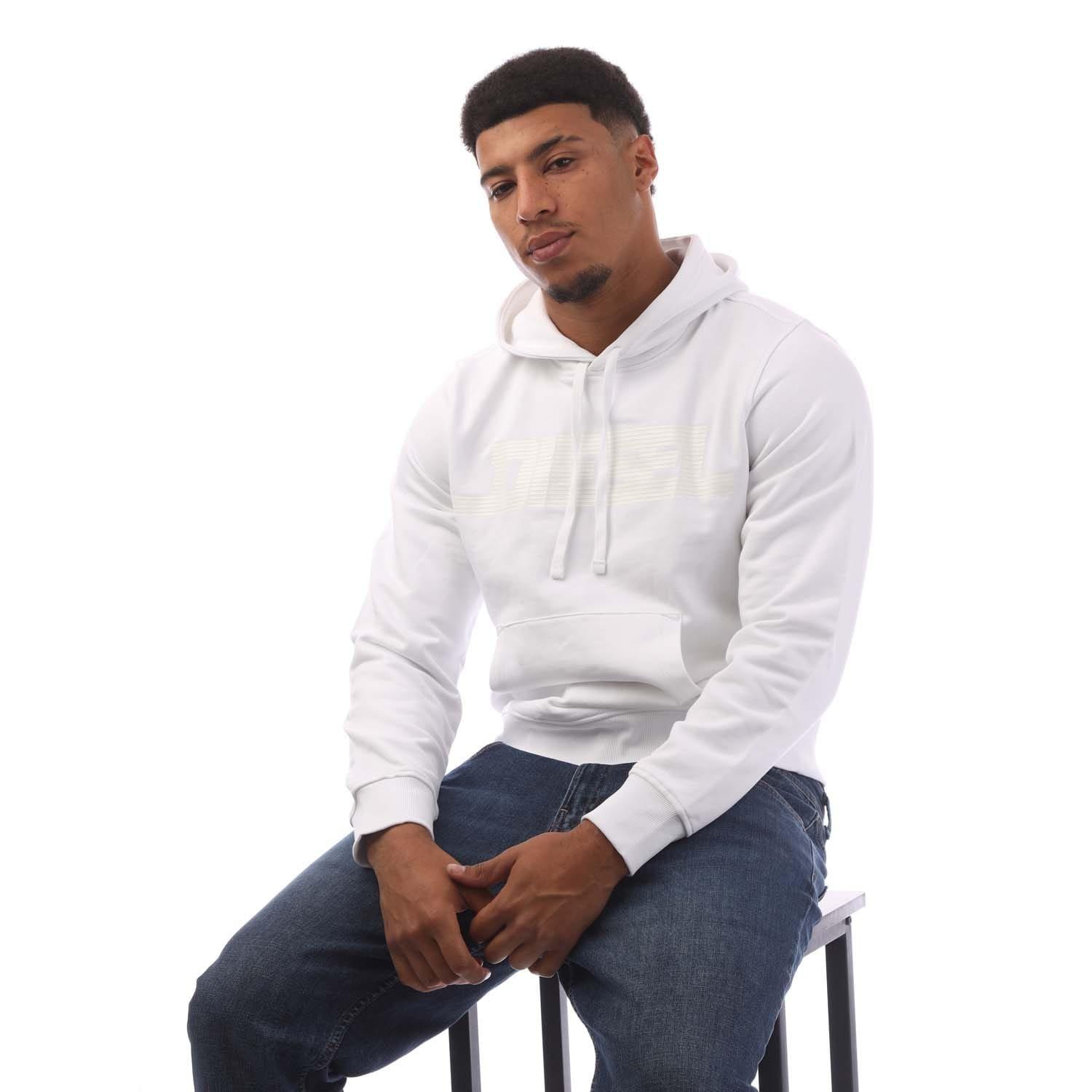 White - Diesel - S-Ginn 12-G Hoodie - 4