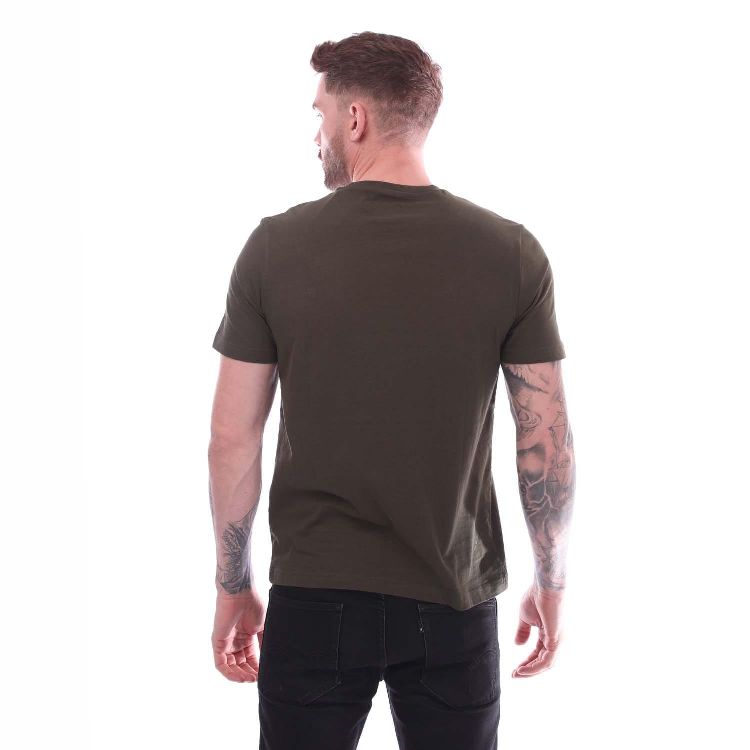 Olive - Farah - Dean Short Sleeve T-Shirt - 2