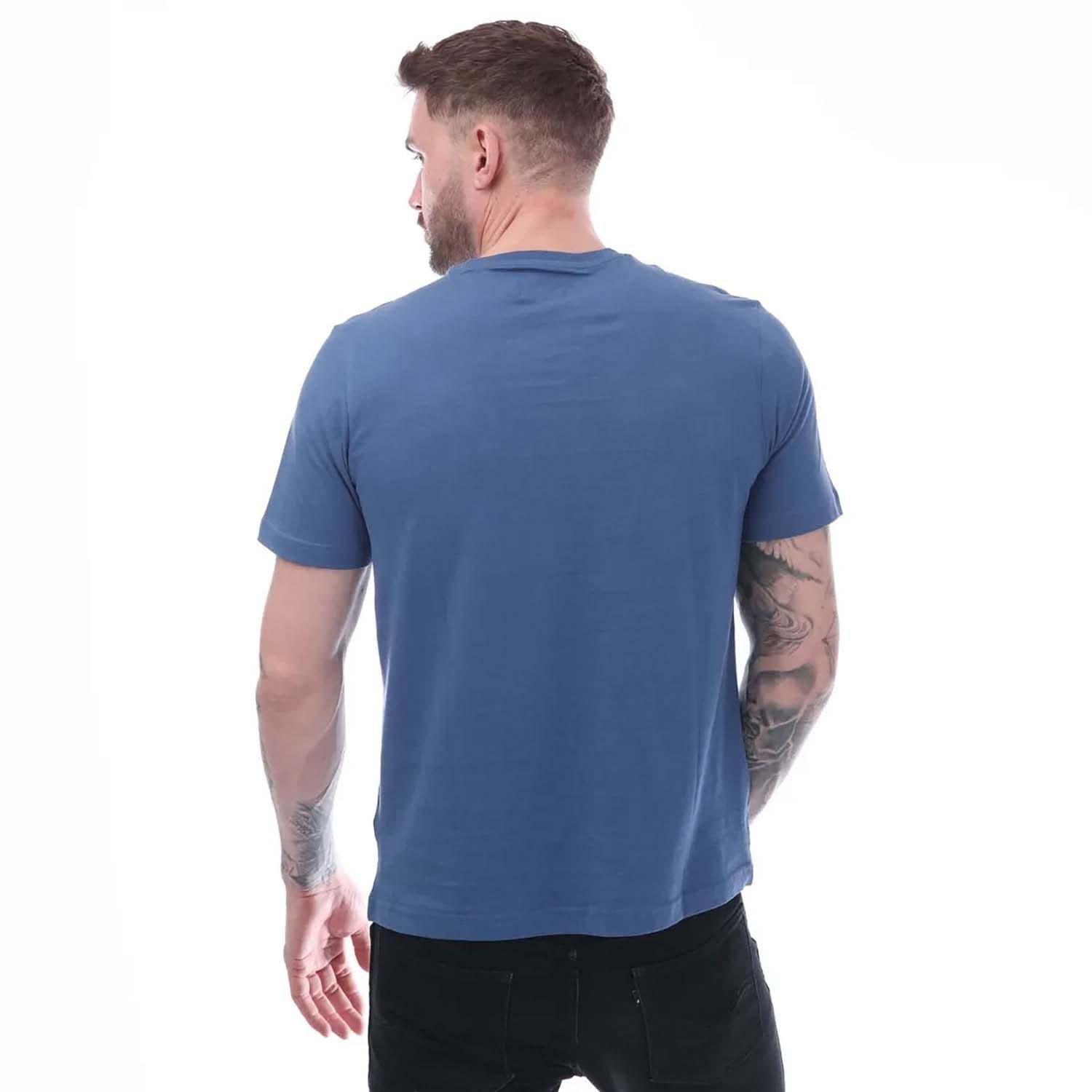 Blue - Farah - Dean Short Sleeve T-Shirt - 2