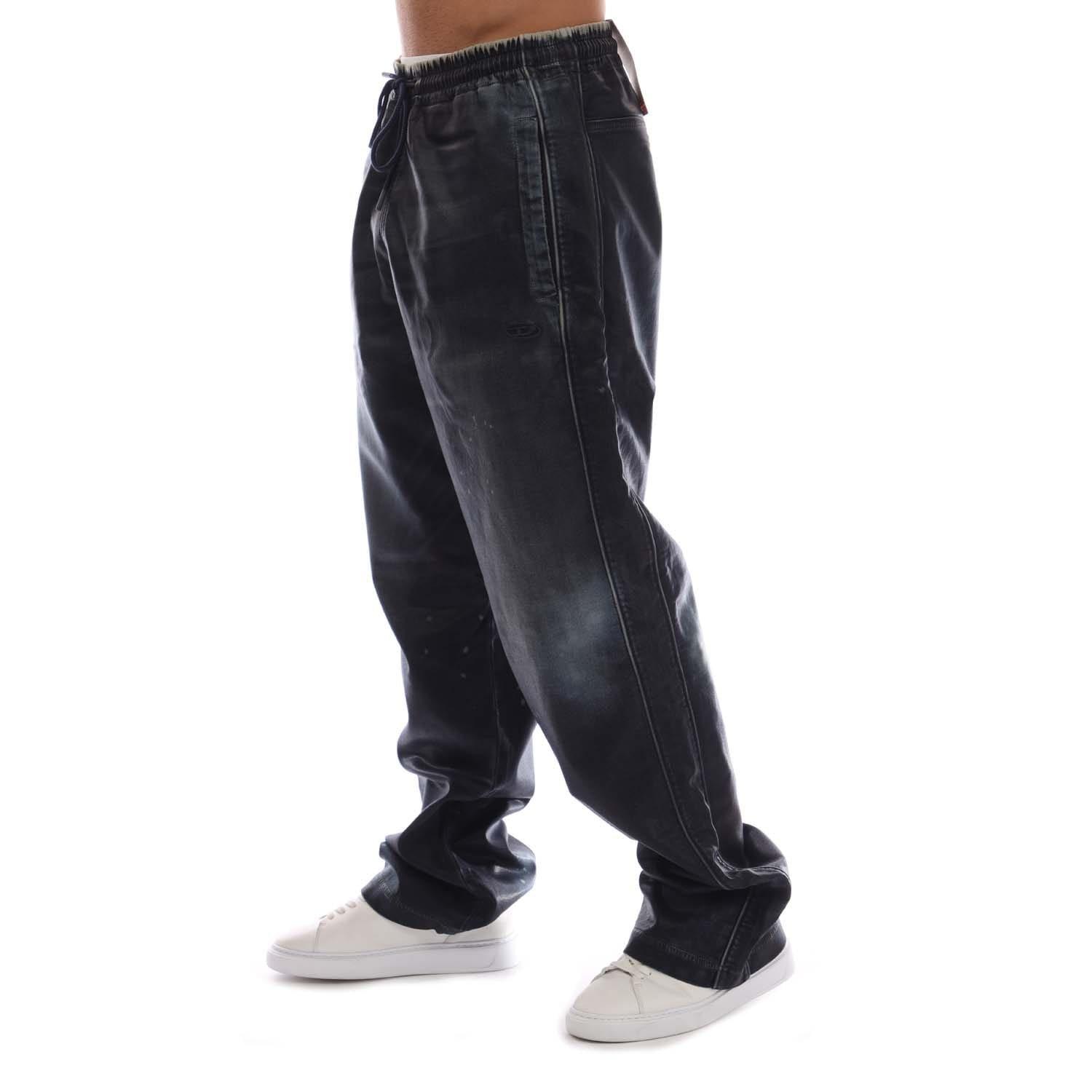 Denim - Diesel - D-Martians Track Sweat Jeans - 2