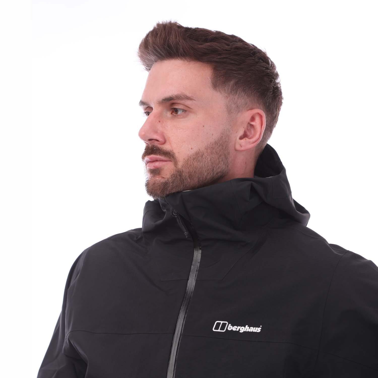 Black - Berghaus - Highland Storm 3L Waterproof Jacket - 5