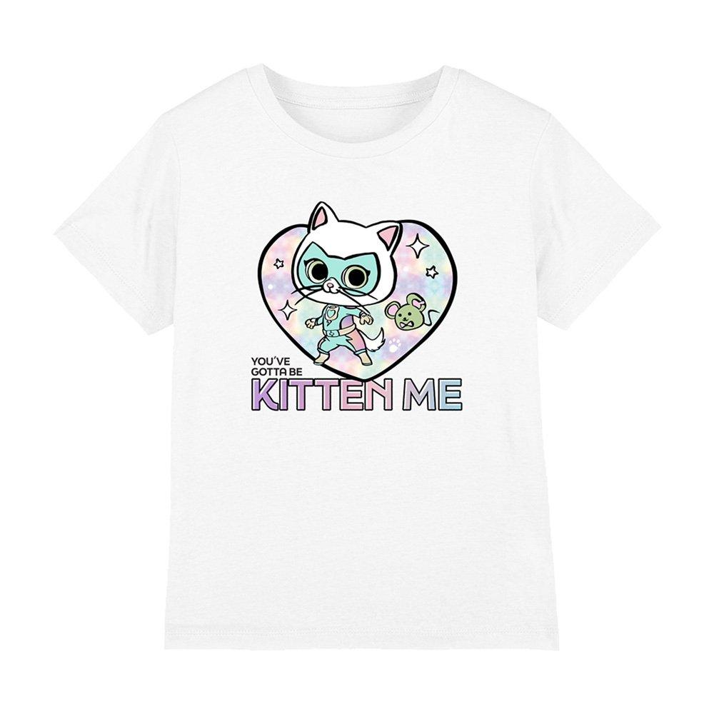 White - Disney - Superkitties Bitsy Kids T-Shirt White - 1
