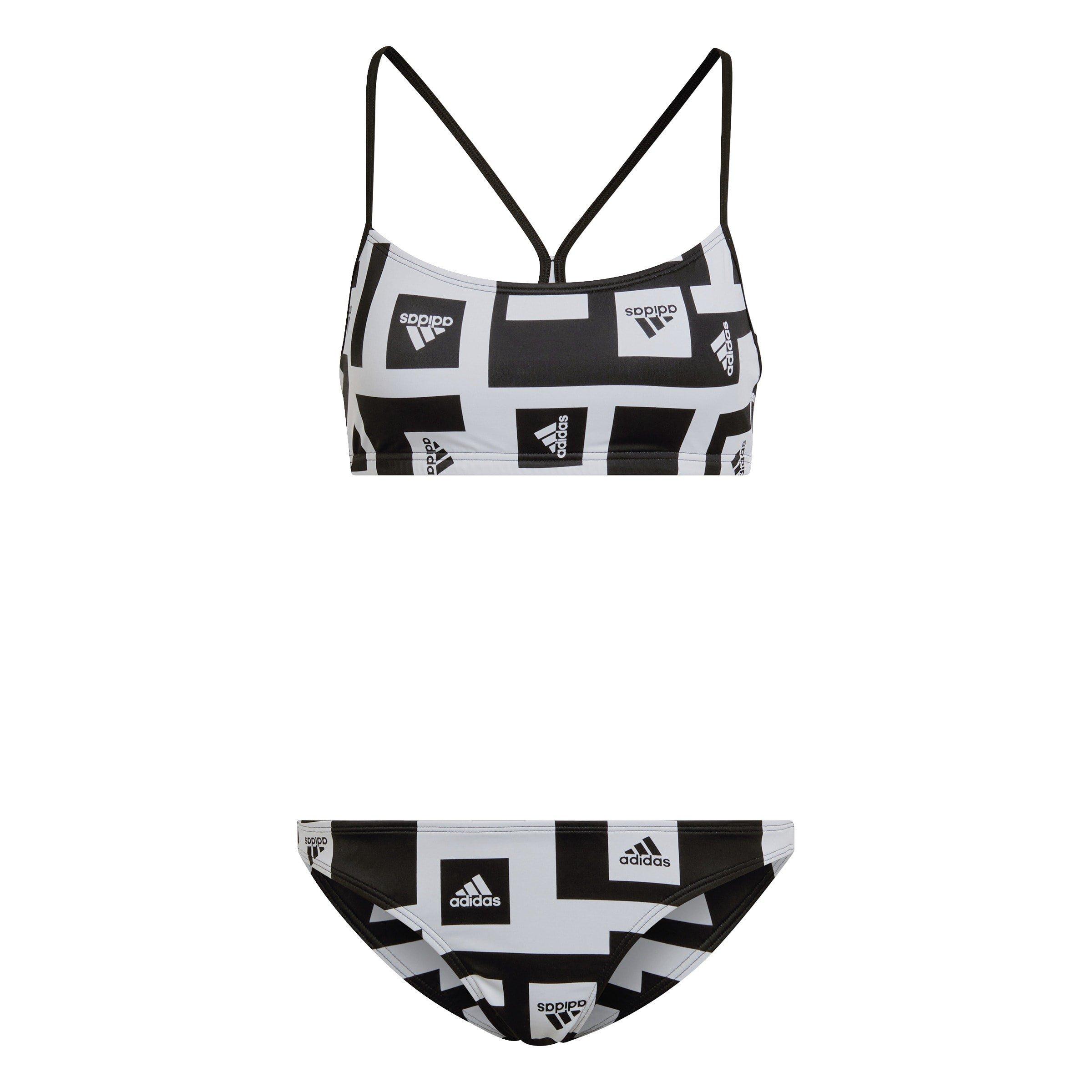 adidas Logo Graphic Bikini Womens Two Piece Swimsuit Costumi da bagno a due pezzi Sports Direct