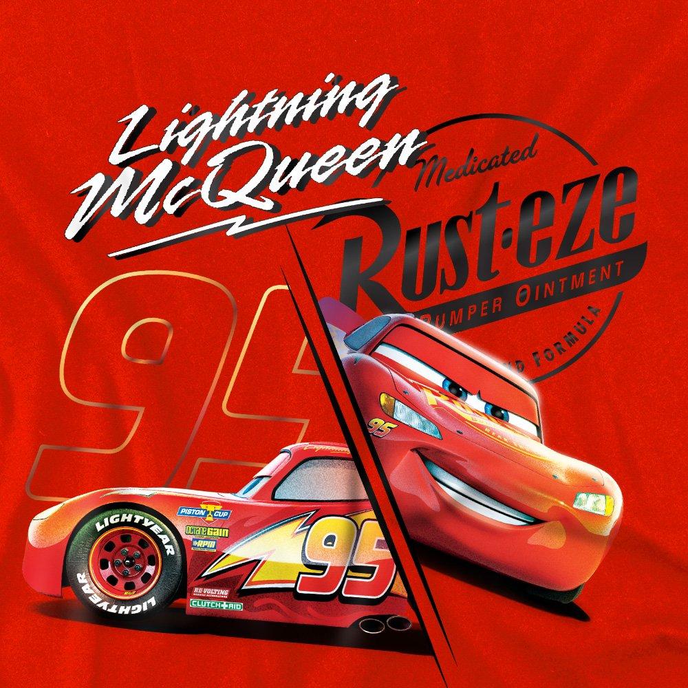 Red - Disney - Lightning Mcqueen Rusteze T-Shirt Red - 2