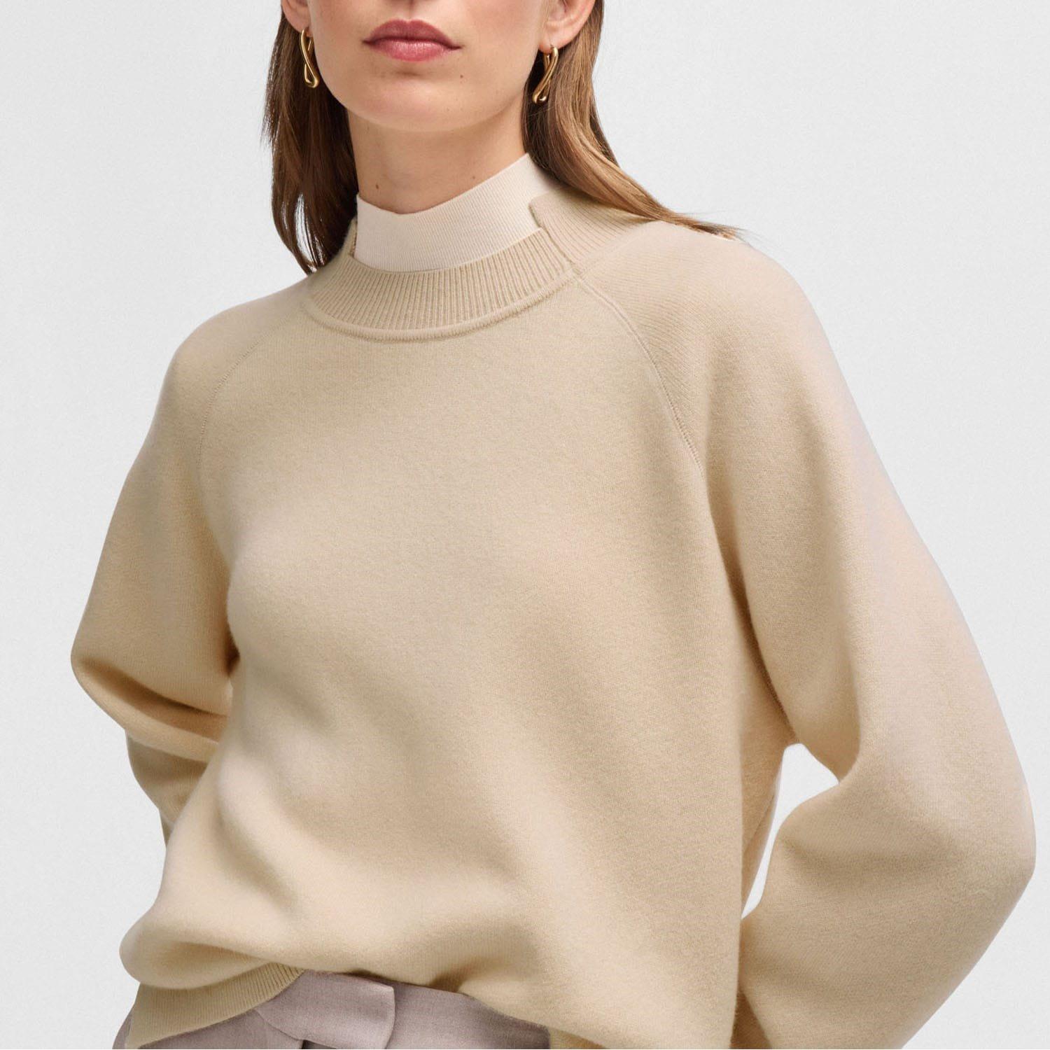Beige - Boss - Fariola Knitted Sweater - 3