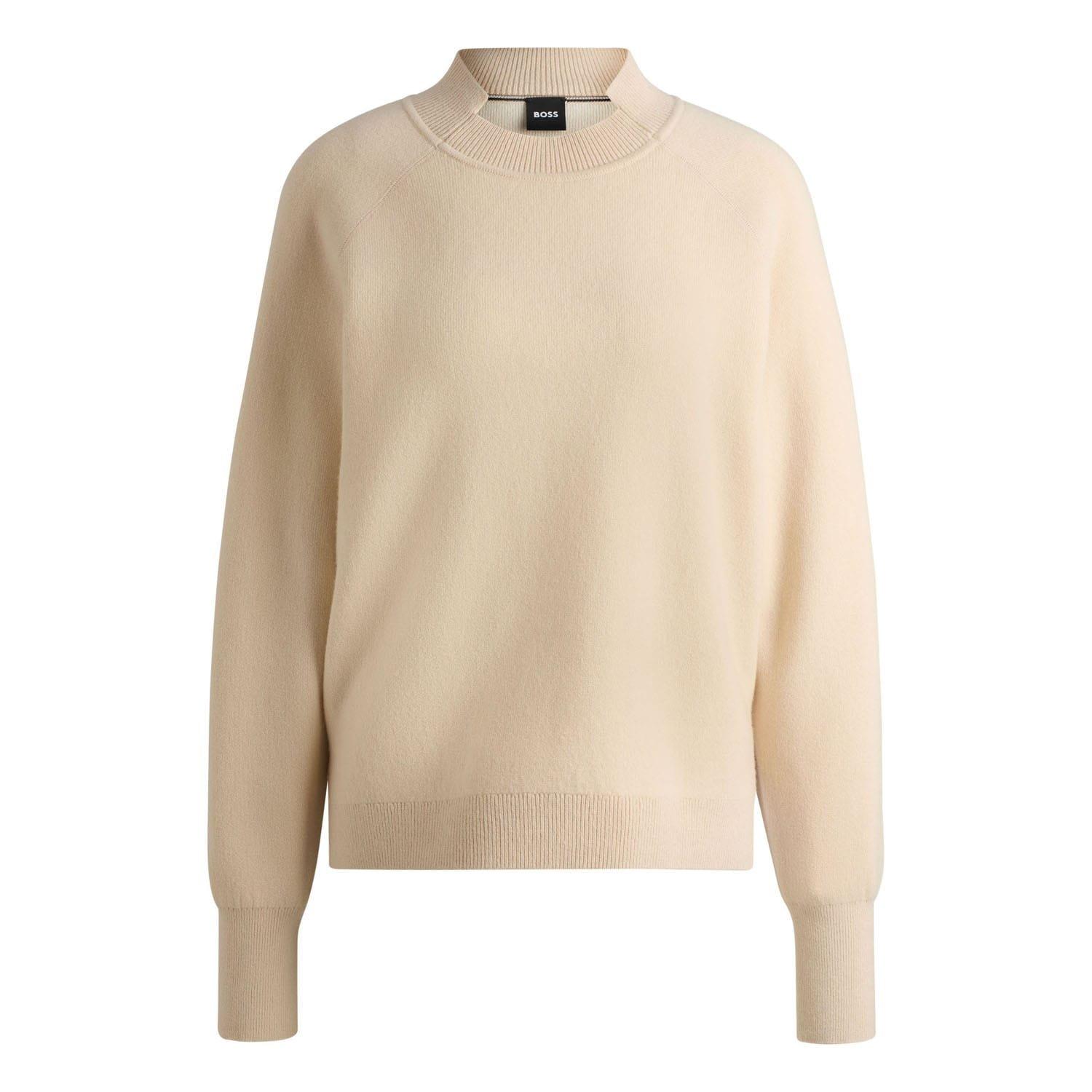 Beige - Boss - Fariola Knitted Sweater - 4