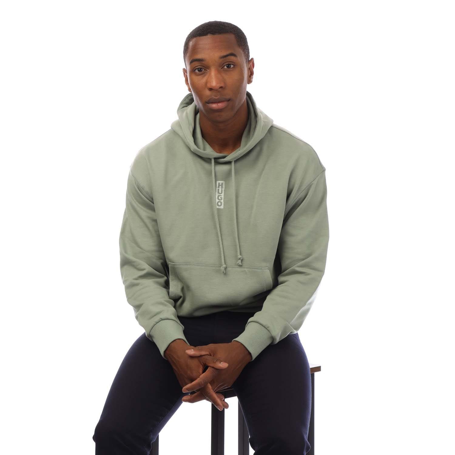 Green - Hugo - Diushi Hooded Sweatshirt - 4