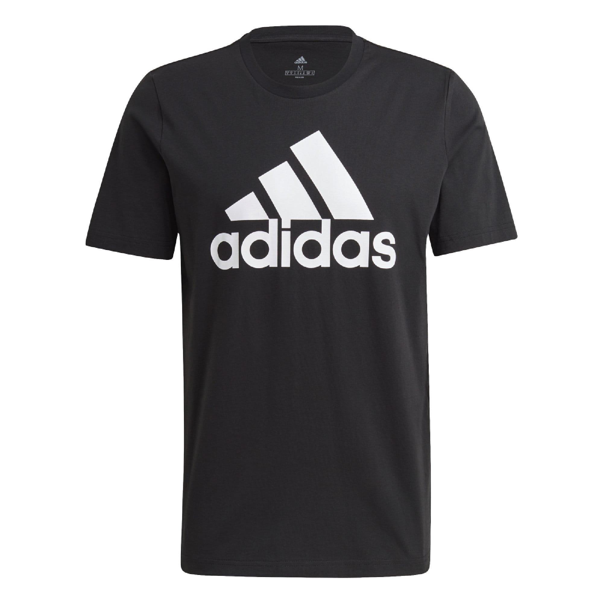 Black - adidas - Essentials Big Logo T-Shirt - 3
